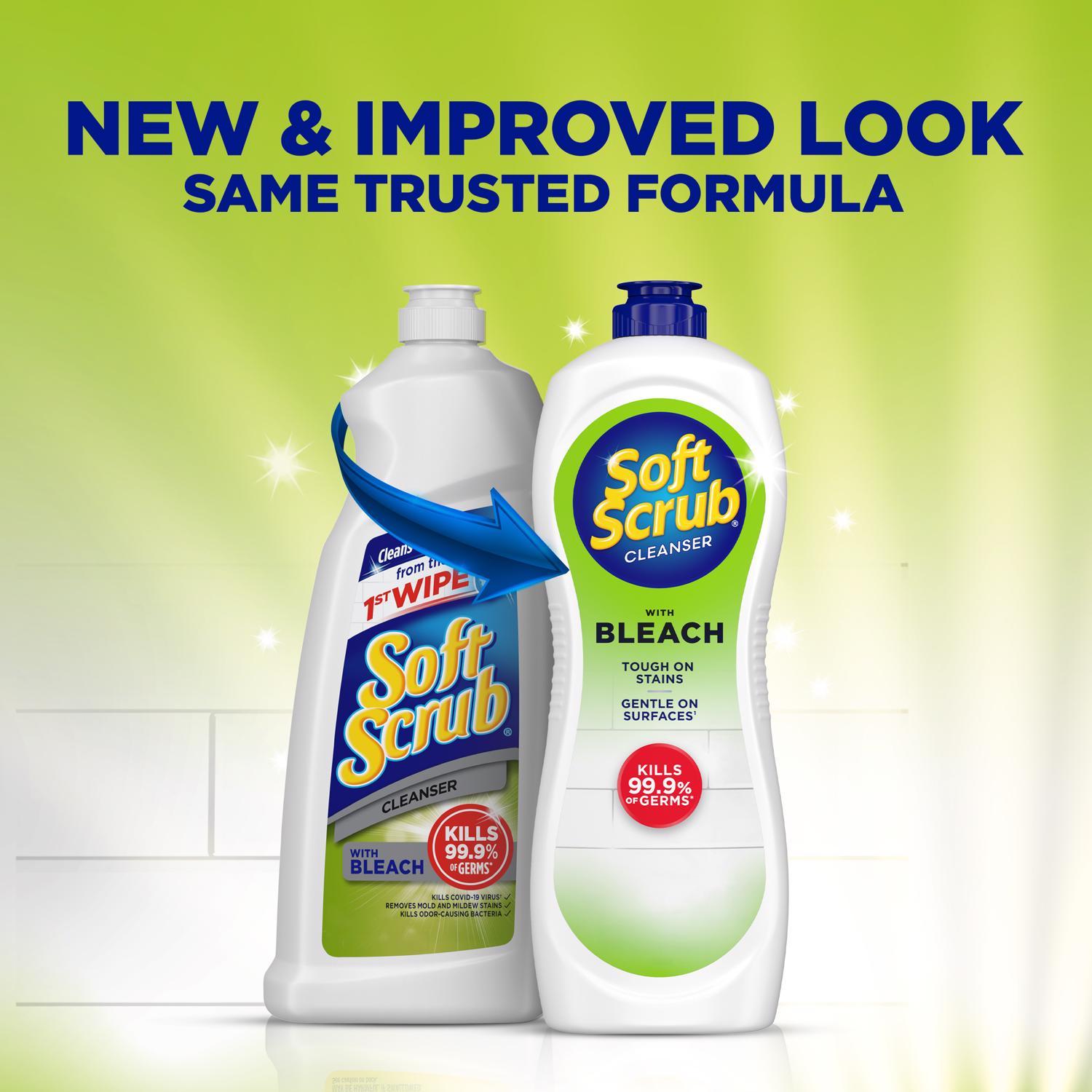 Soft Scrub No Scent Heavy Duty Cleaner 24 oz Cream