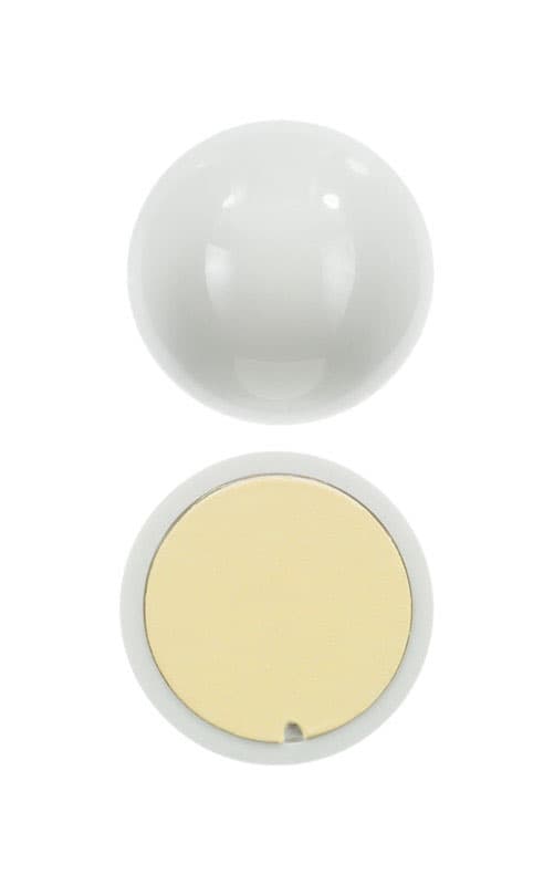 Ace 2-3/8 in. W Rubber White Wall Door Stop Mounts to wall 0 in.