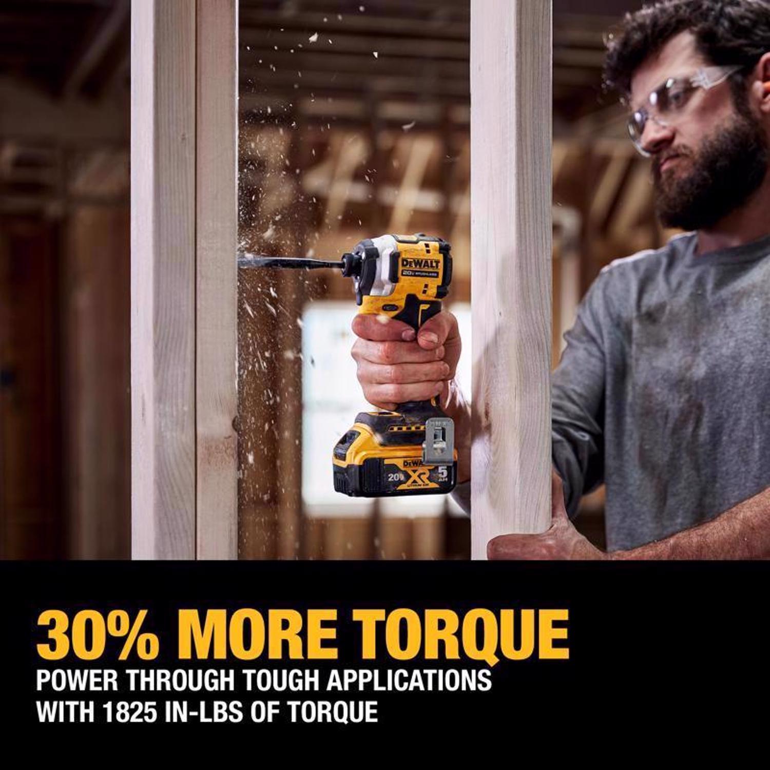 DeWalt 20V MAX ATOMIC 1/4 in. Cordless Brushless 3-Speed Impact Driver Kit (Battery & Charger)