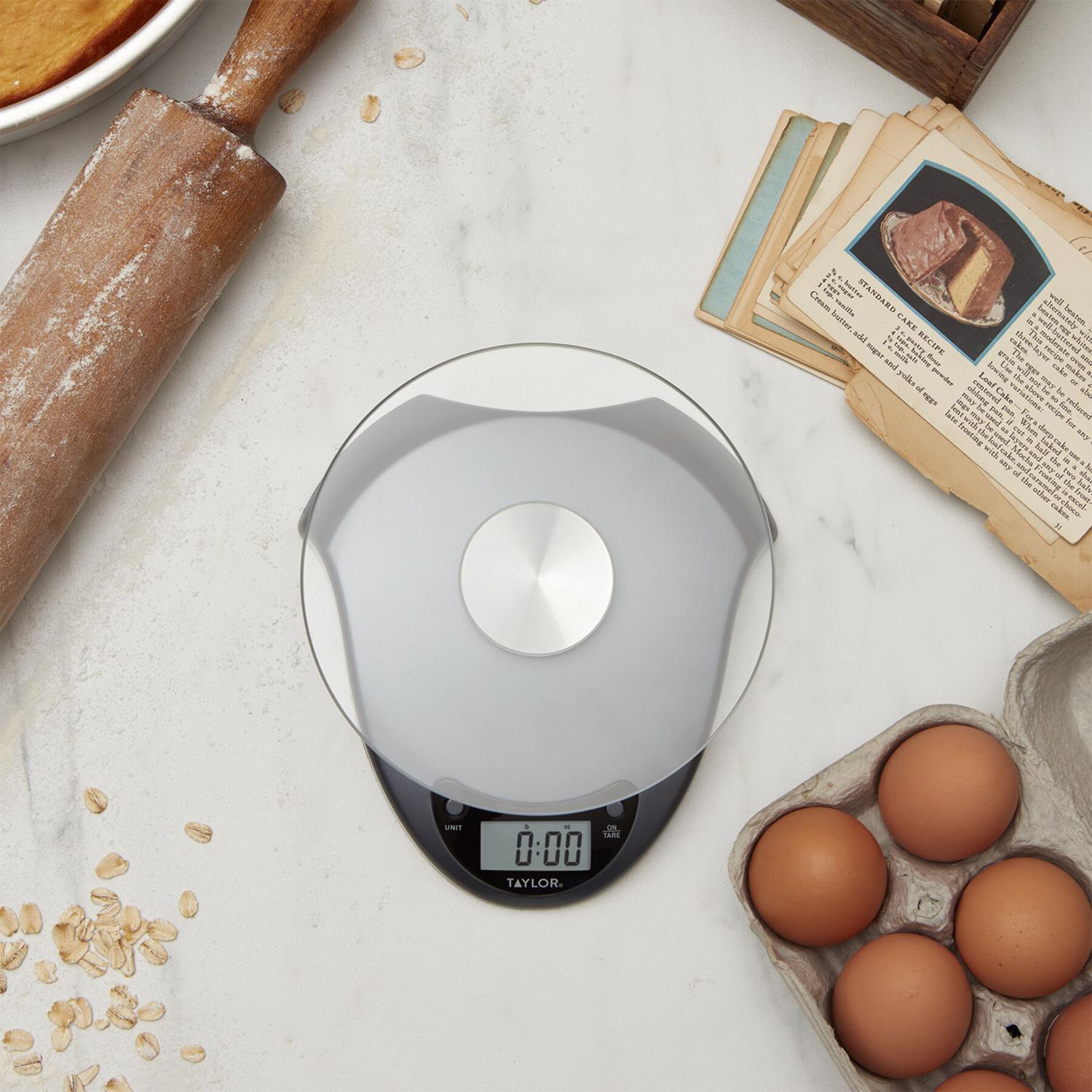 Taylor Silver Digital Food Scale 11 lb