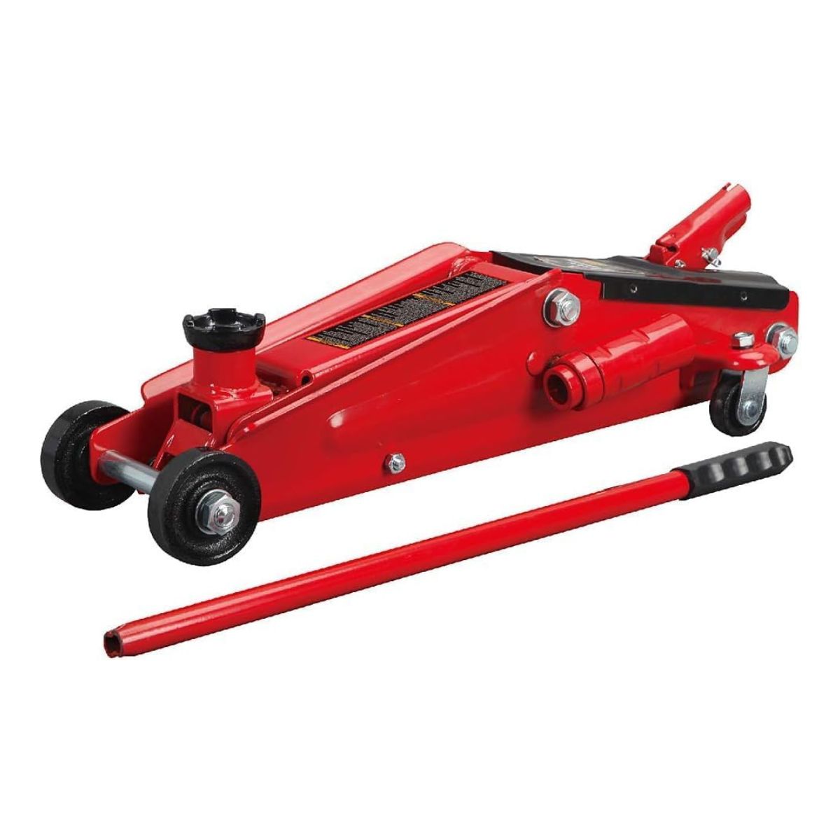 Big Red 3-Ton Trolley Floor Jack with Saddle Extension Adapter