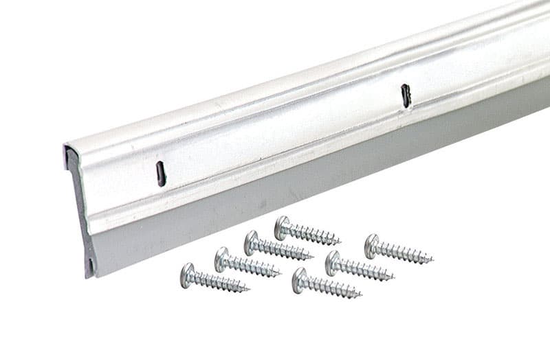 M-D Silver Aluminum Sweep For Doors 36 in. L X 1/4 in.