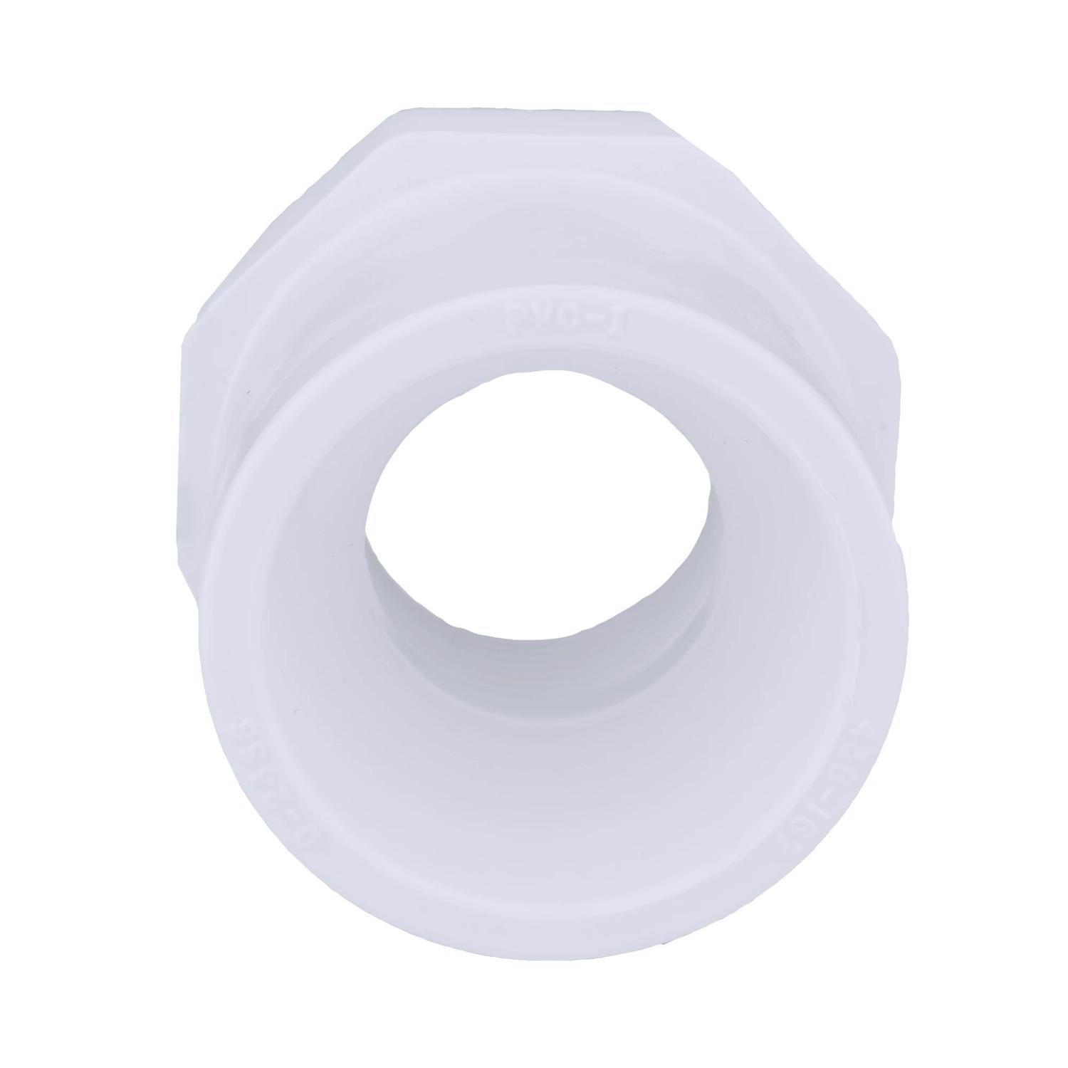 Charlotte Pipe Schedule 40 1-1/4 in. Spigot X 3/4 in. D FPT PVC Reducing Bushing 1 pk