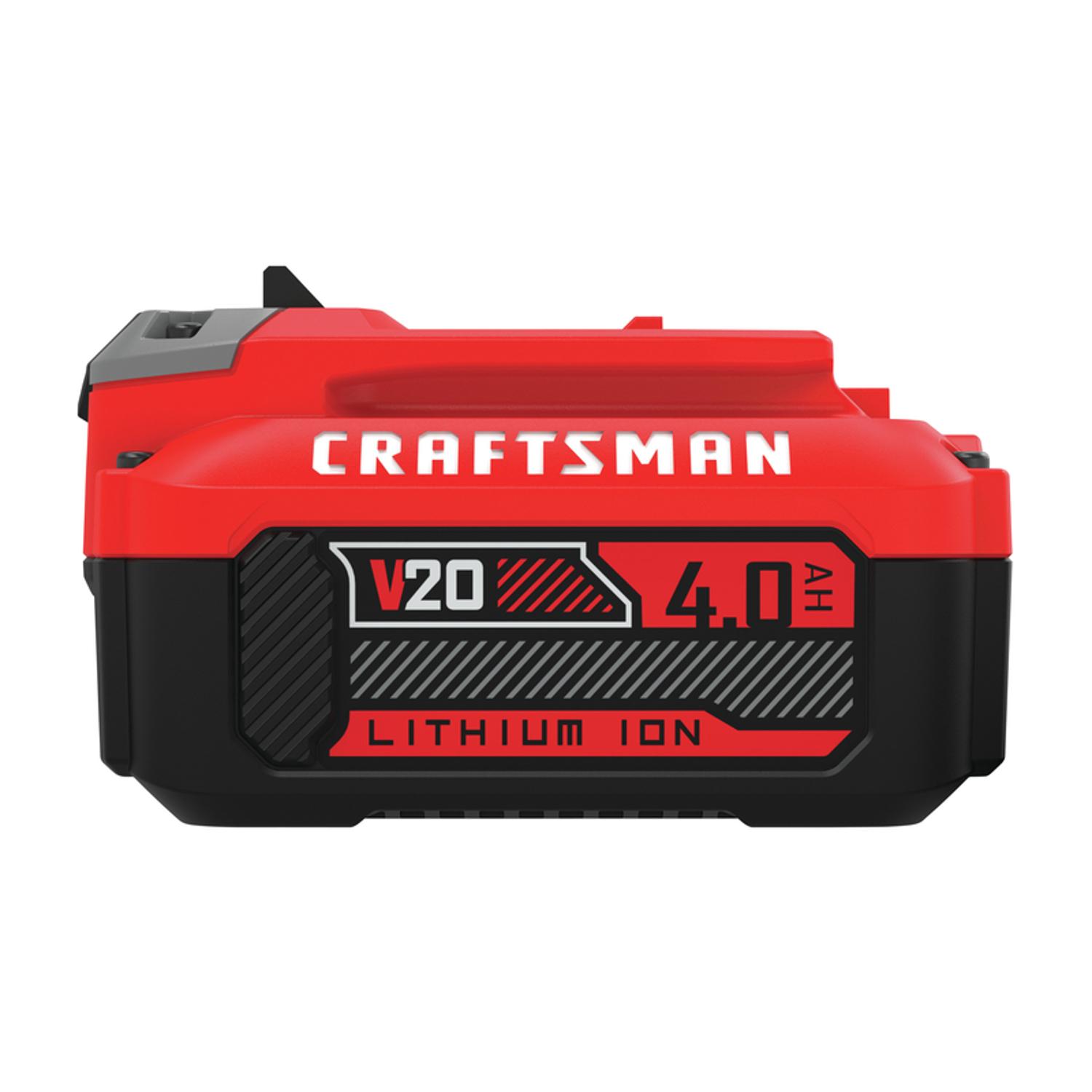 CRAFTSMAN V20 CMCB204-2 4 Ah Lithium-Ion High Capacity Battery 2 pc