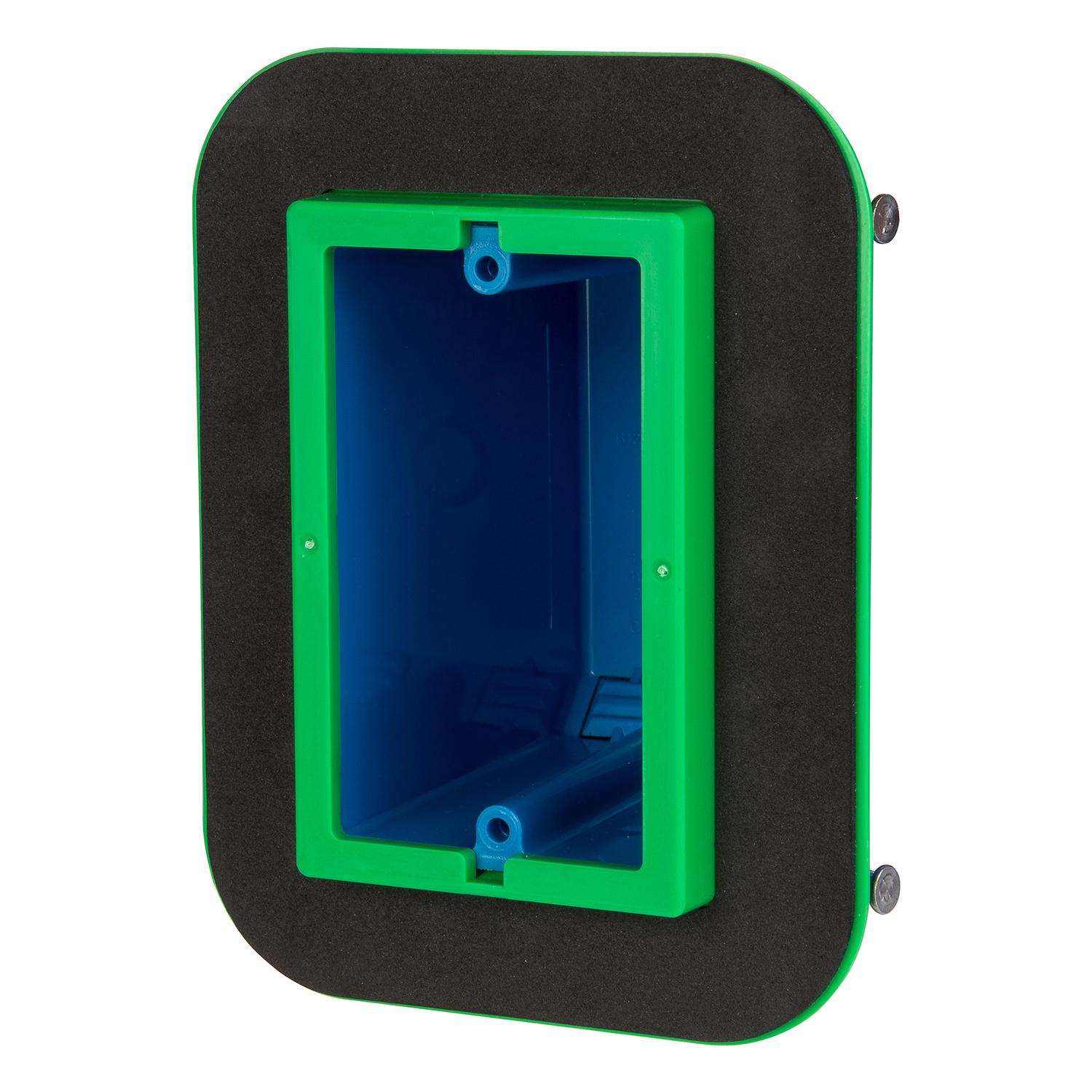 Madison Electric Draft Seal Rectangle PVC Draft Seal Kit Black/Green