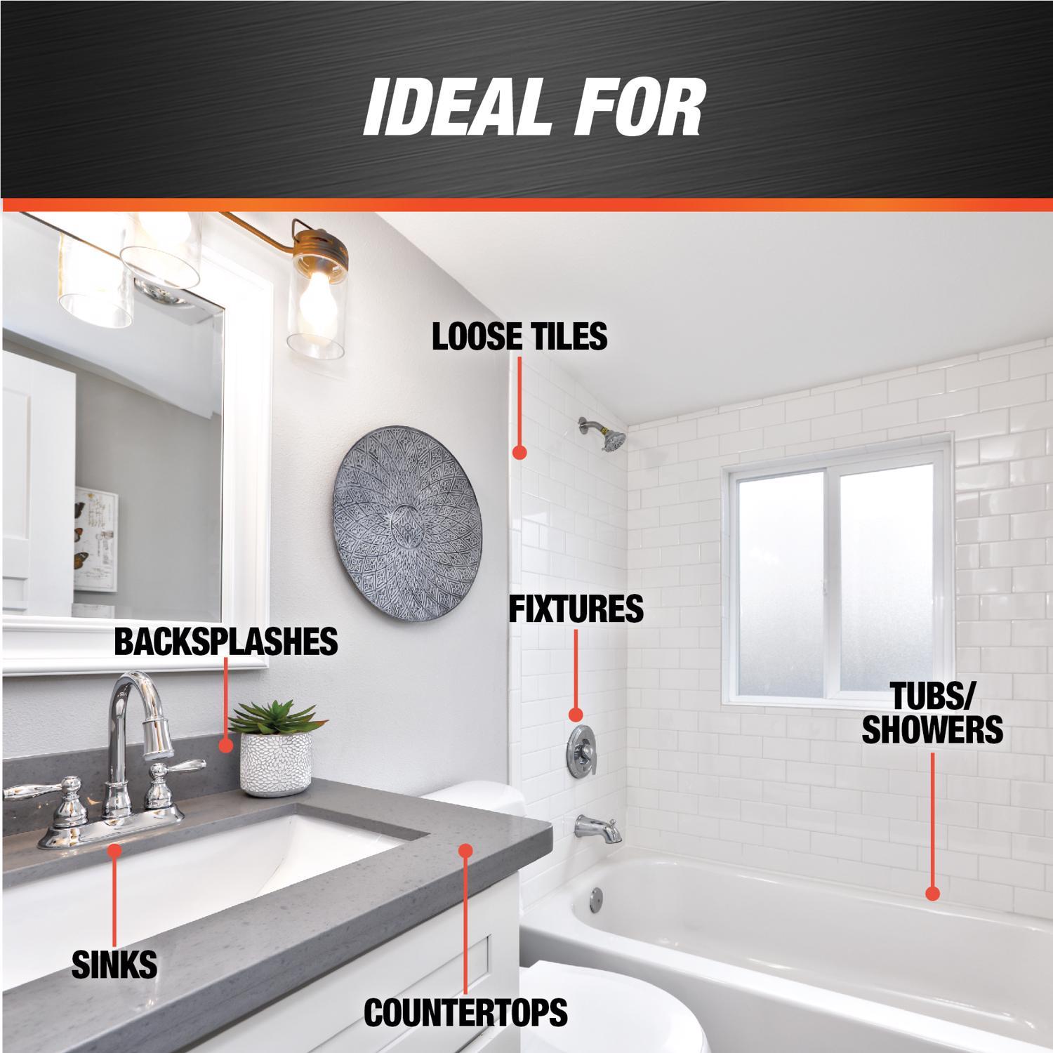 DAP Kwik Seal Plus Clear Siliconized Latex Kitchen and Bath Adhesive Caulk 5.5 oz
