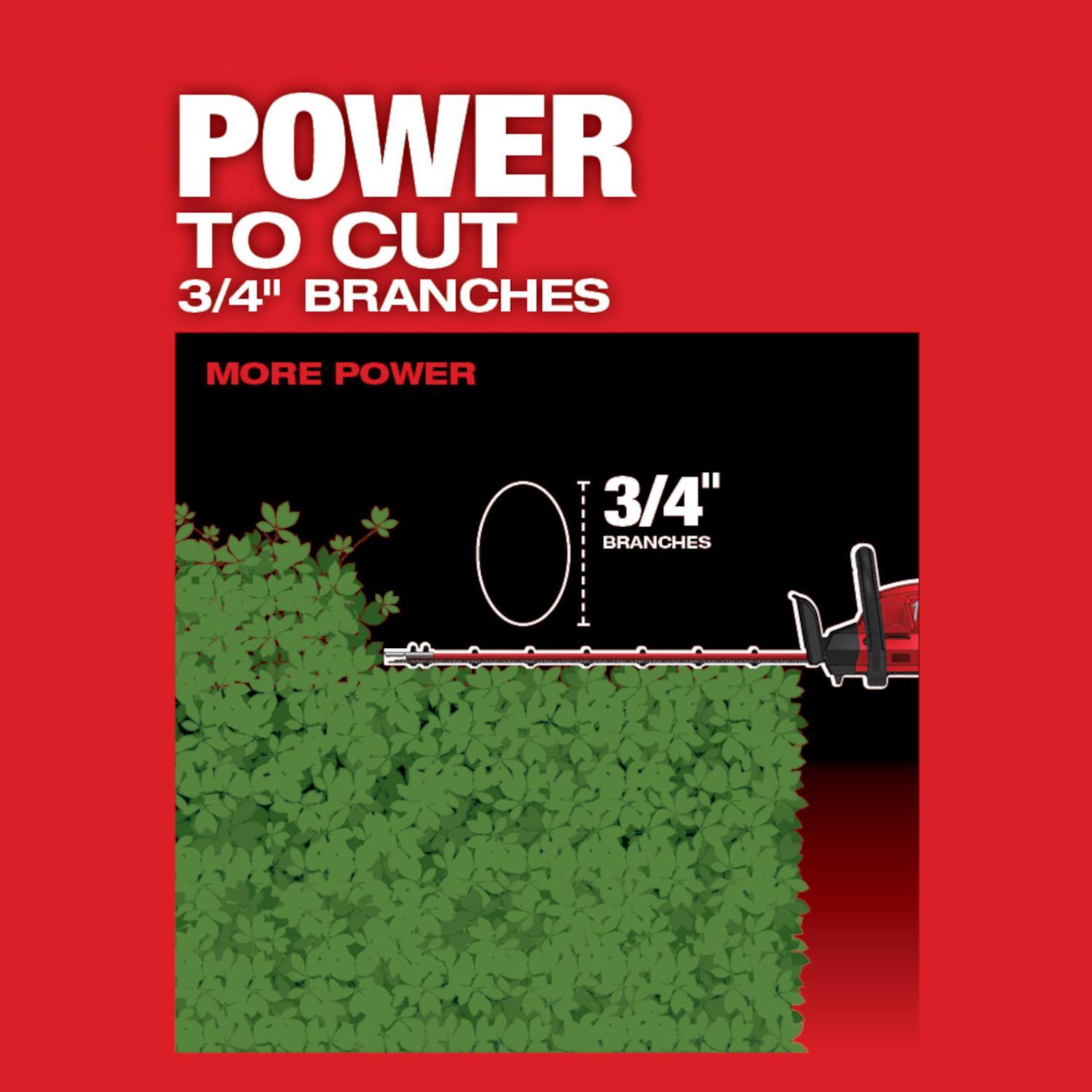 Milwaukee M18 FUEL 2726-20 24 in. 18 V Battery Hedge Trimmer Tool Only