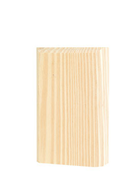 Alexandria Moulding Casing Trim Block Oak 6in. H x 3-1/4in. W x 1in. D