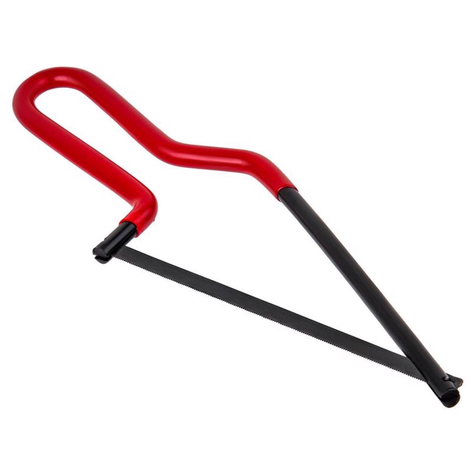 Superior Tool 6 in. High Carbon Steel Mini Hacksaw Black/Red 1 pc