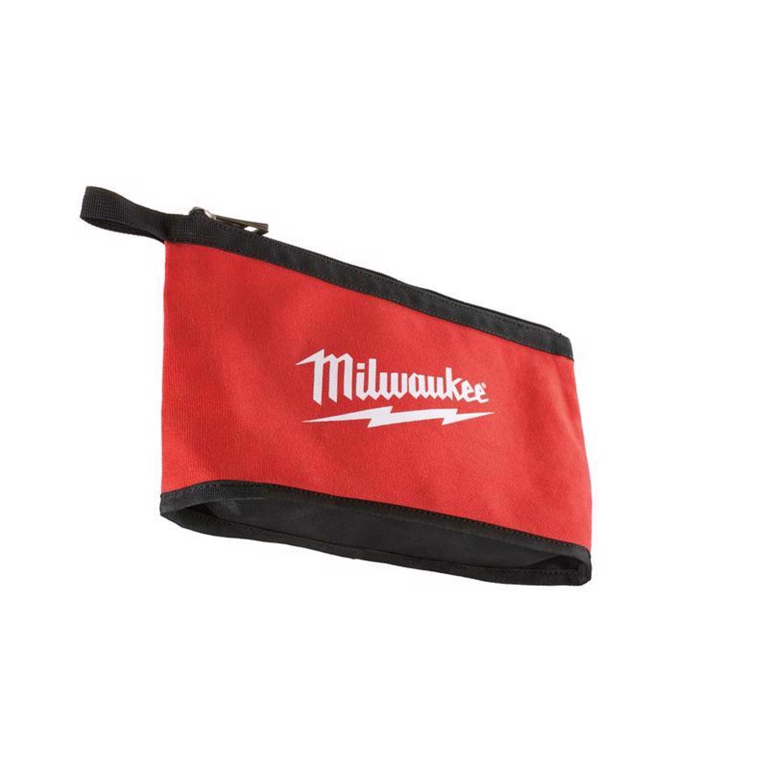 Milwaukee Canvas Tool Pouch 1 pocket Red 1 pc