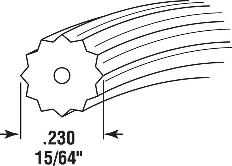 Prime-Line 0.23 in. D X 300 in. L Screen Spline