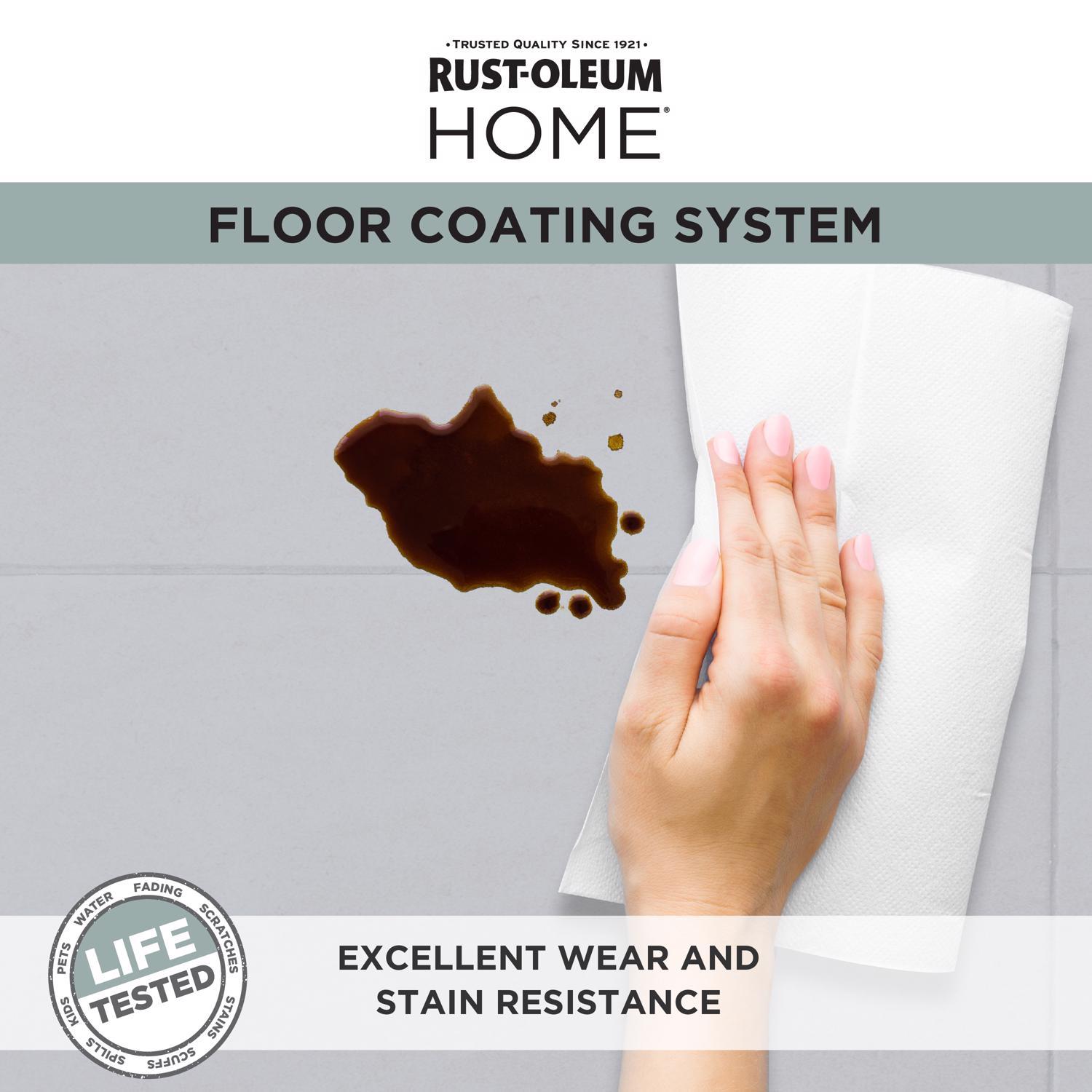 Rust-Oleum Home Dark Tint Base Water-Based Floor Coating Step 1 30.5 oz