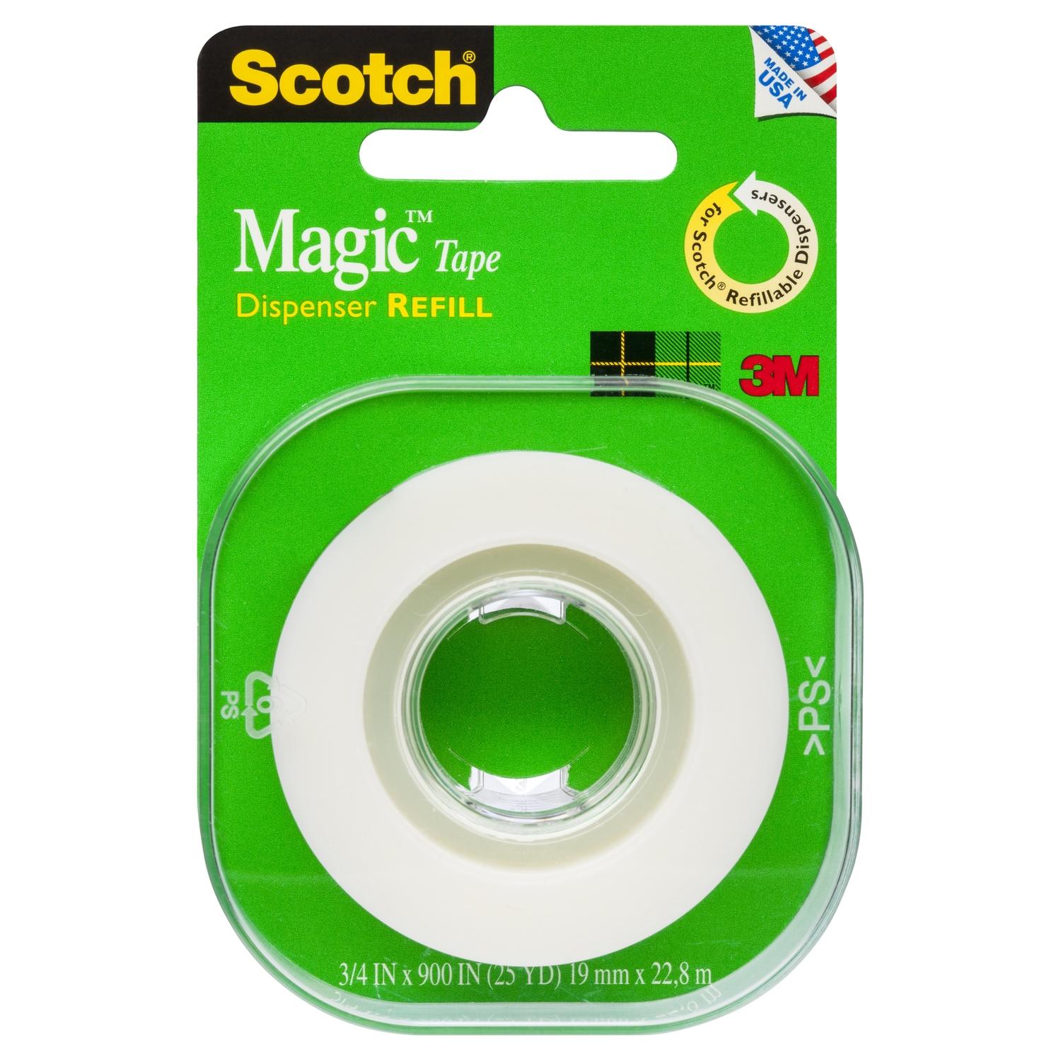 Scotch Magic 3/4 in. W X 500 in. L Tape