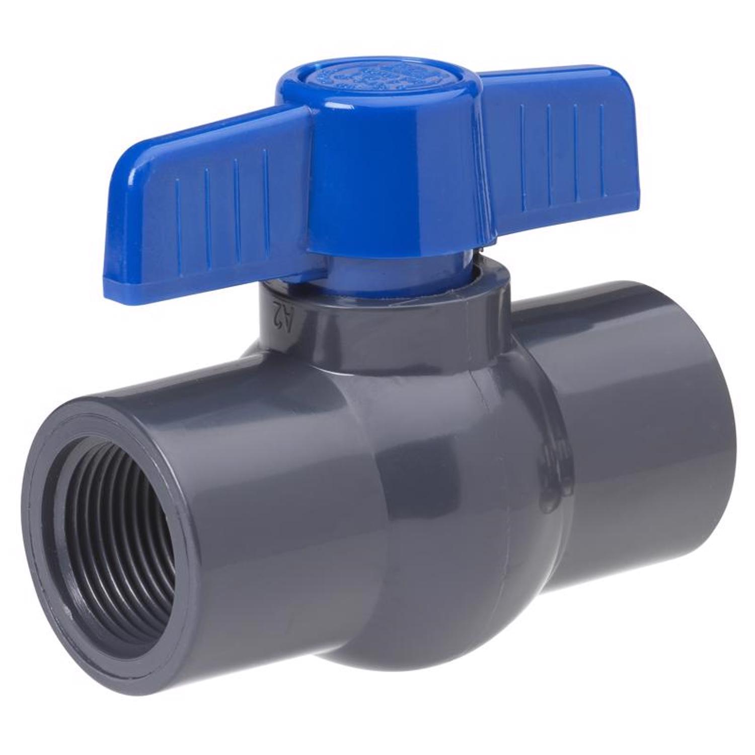 Homewerks 3/4 in. PVC FIP Ball Valve Full Port T-Handle