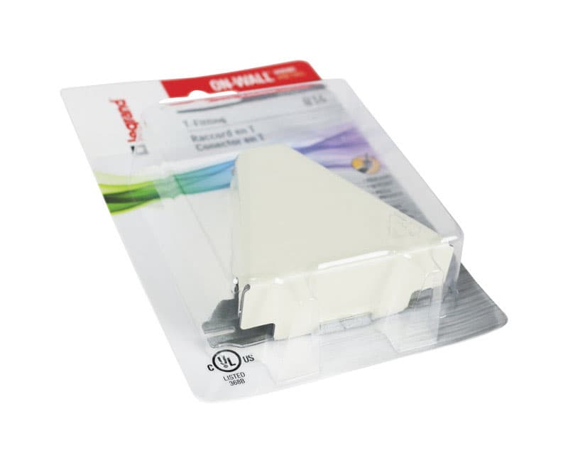 Legrand On-Wall 2.5 in. L T-Fitting 1 pk