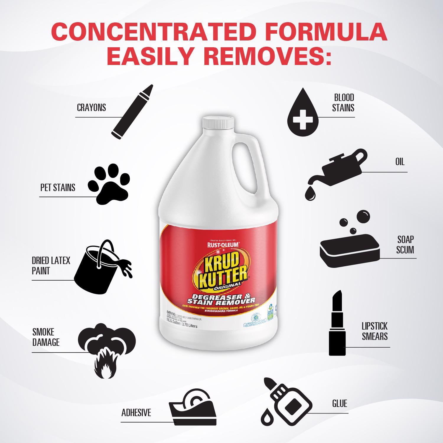 Rust-Oleum Krud Kutter No Scent Cleaner and Degreaser 1 gal Liquid