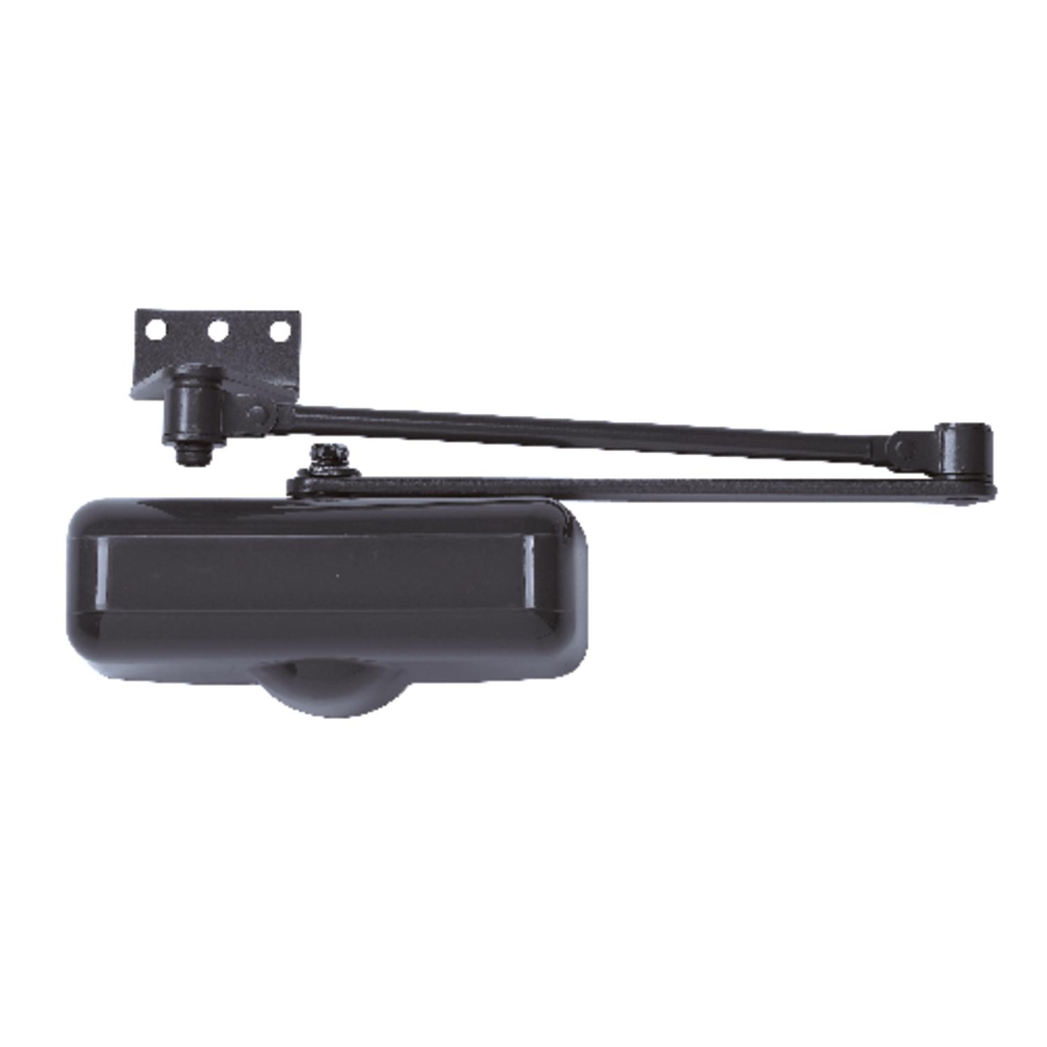 Tell Powder Coated Silver Steel Hydraulic Door Closer Grade 3