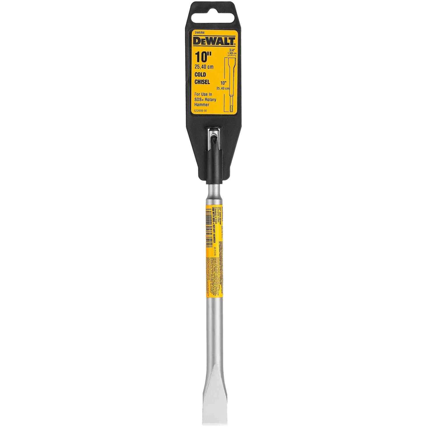 DeWalt 3/4 in. X 10 in. L Steel Cold Chisel Bit SDS-Plus Shank 1 pc