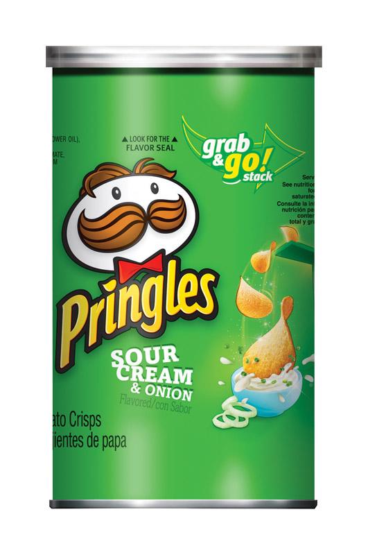 Pringles Sour Cream & Onion Chips 1.4 oz Can
