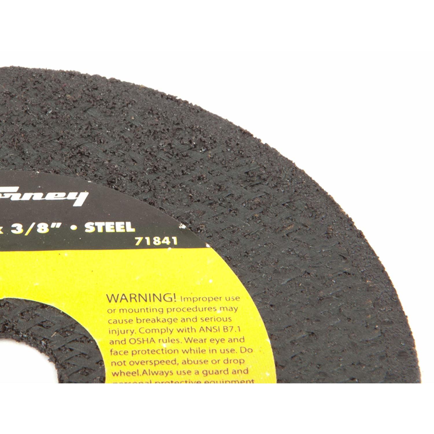 Forney 3 in. D X 3/8 in. X 1/16 in. thick Aluminum Oxide Metal Cut-Off Wheel 1 pc