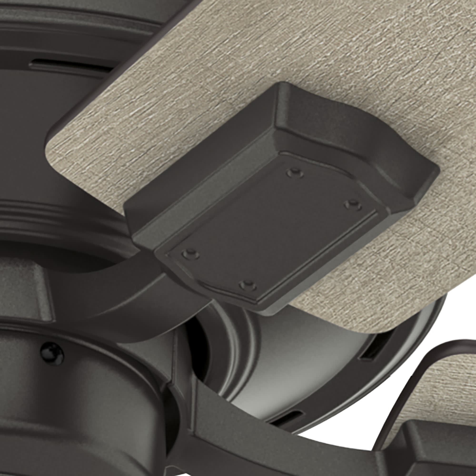 Hunter Crestfield 52 in. Bronze LED Indoor Ceiling Fan