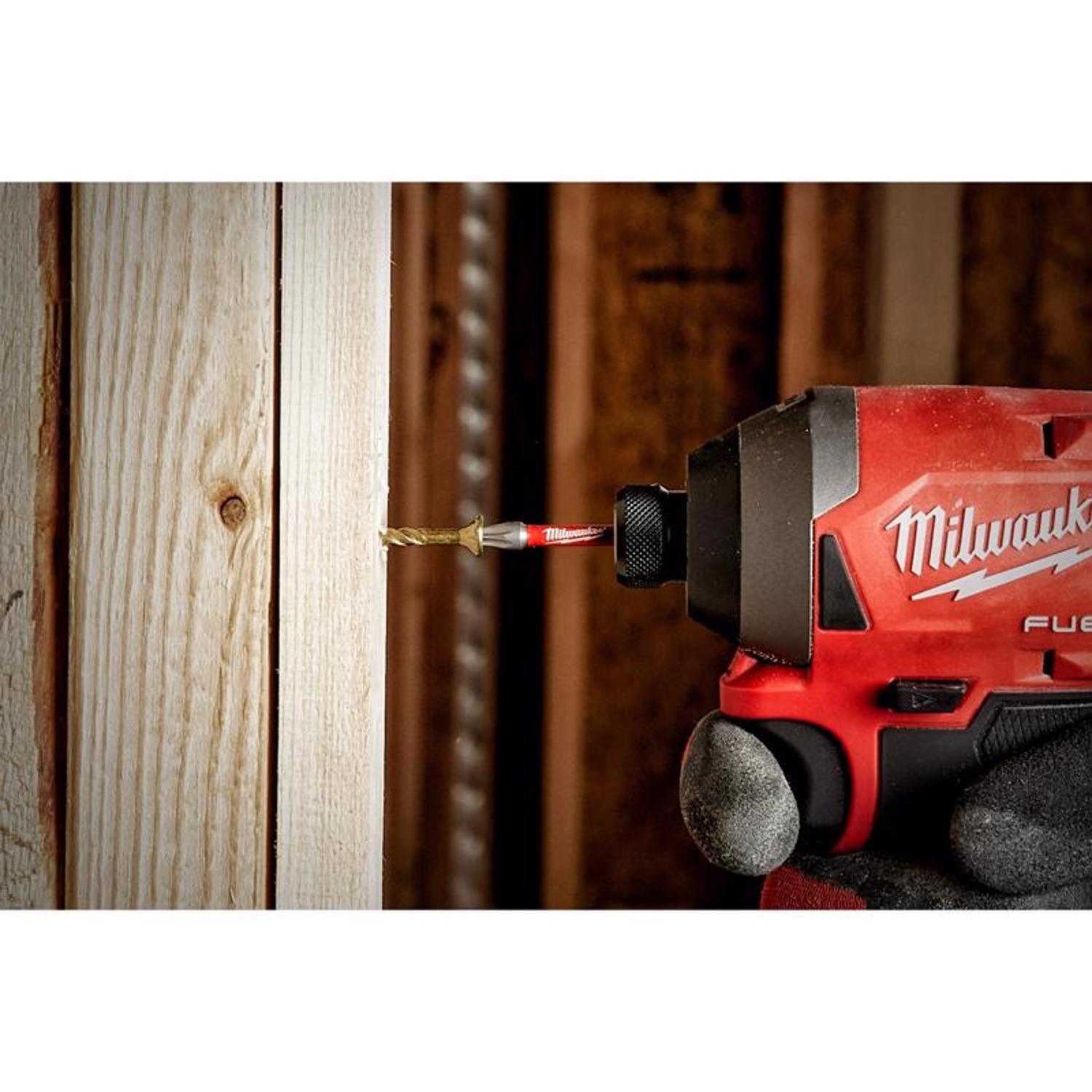 Milwaukee Shockwave Square #2 X 2 in. L Screwdriver Bit Steel 1 pc
