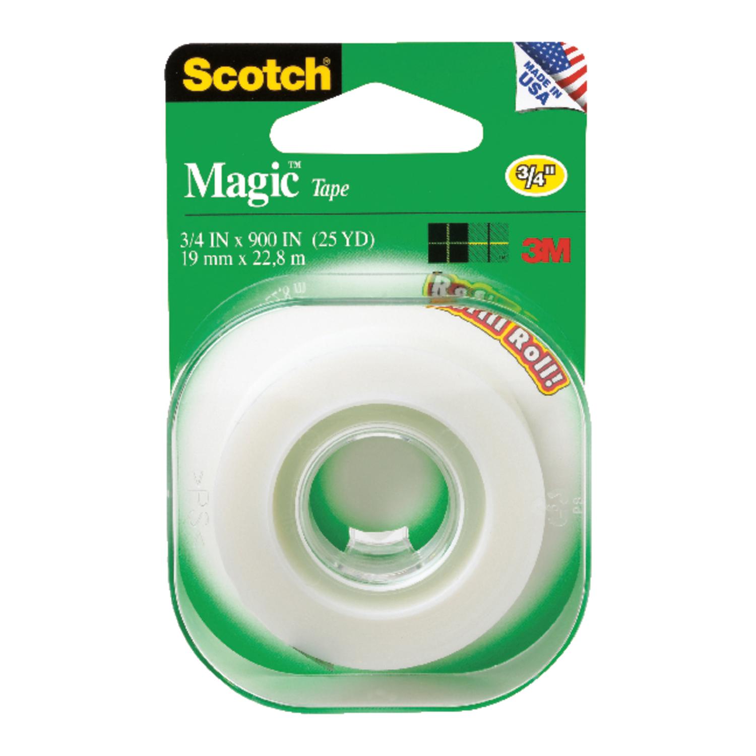 Scotch Magic 3/4in. W x 500" L Tape Clear
