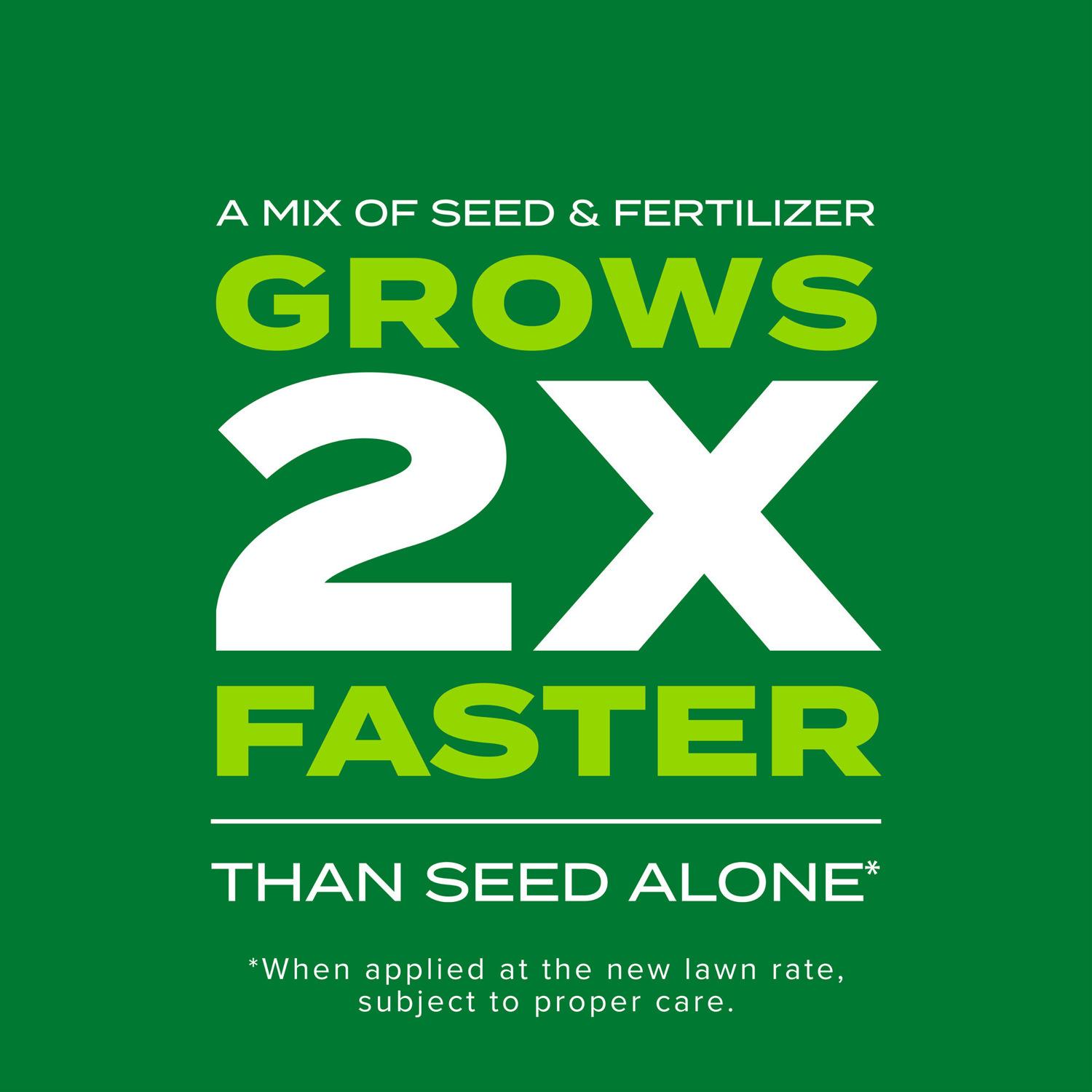 Scotts Turf Builder Rapid Grass Bermuda Grass Sun or Shade Grass Seed and Fertilizer 4 lb