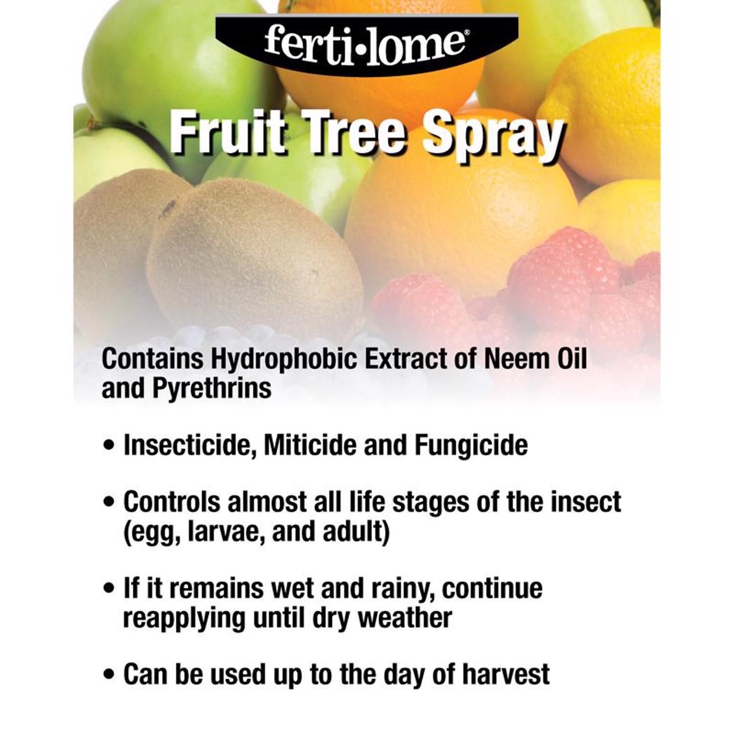 Ferti-lome Fruit Tree Spray Disease & Mite Control Liquid Concentrate 16 oz