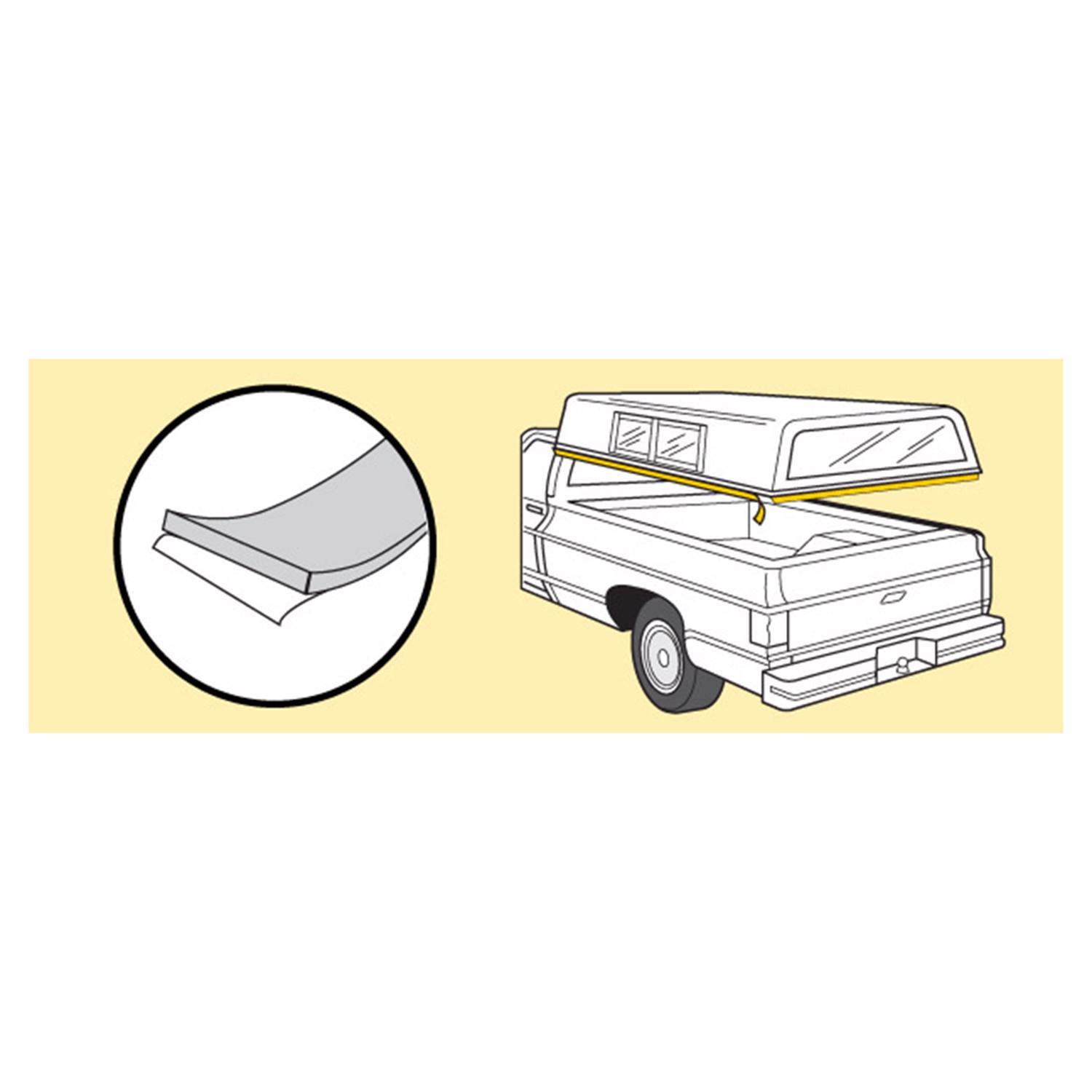 M-D Building Products Gray Foam Weather Stripping Tape For Campers and Trucks 360 in. L X 0.19 in.