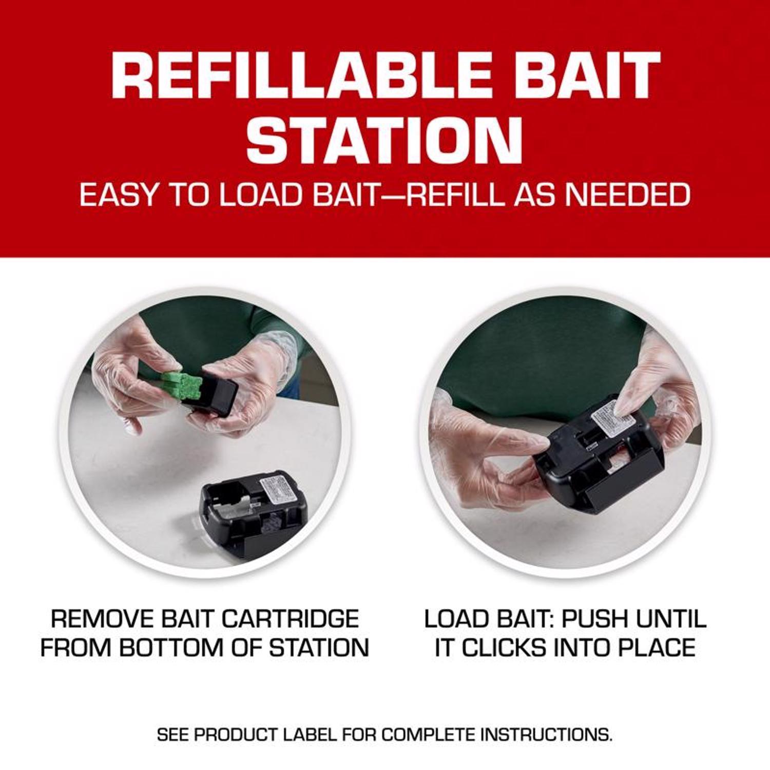 Tomcat Bait Station and Bait Blocks For Mice 8 oz 1 pk