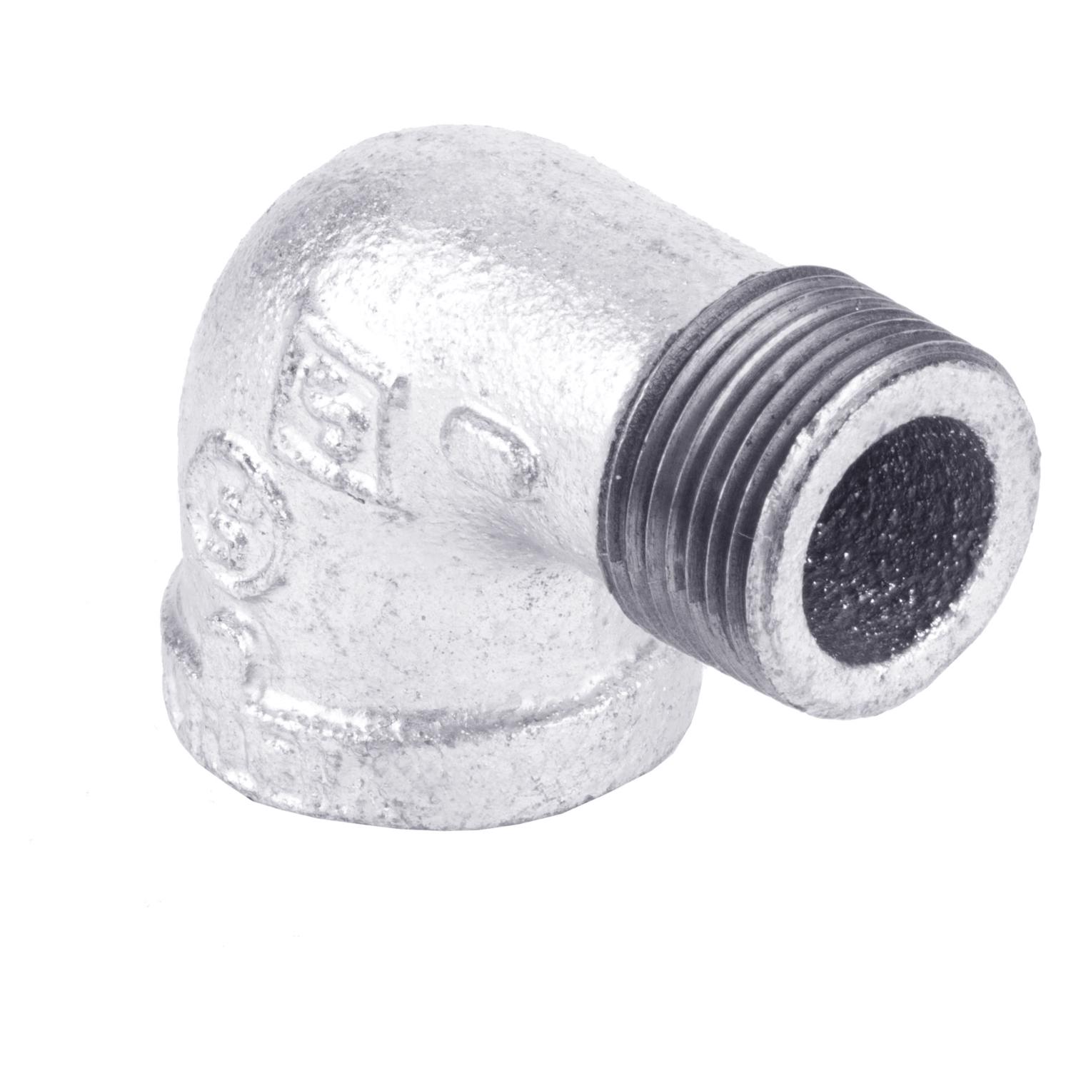 STZ Industries 1-1/4 in. FIP X 1-1/4 in. D MIP Galvanized Malleable Iron 90 Degree Street Elbow