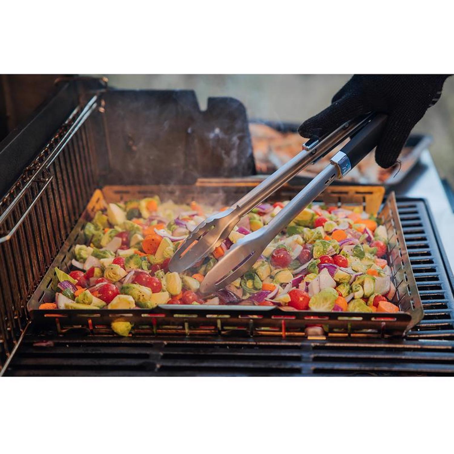 Weber Crafted Stainless Steel Roasting Basket 19 in. W 1 pk