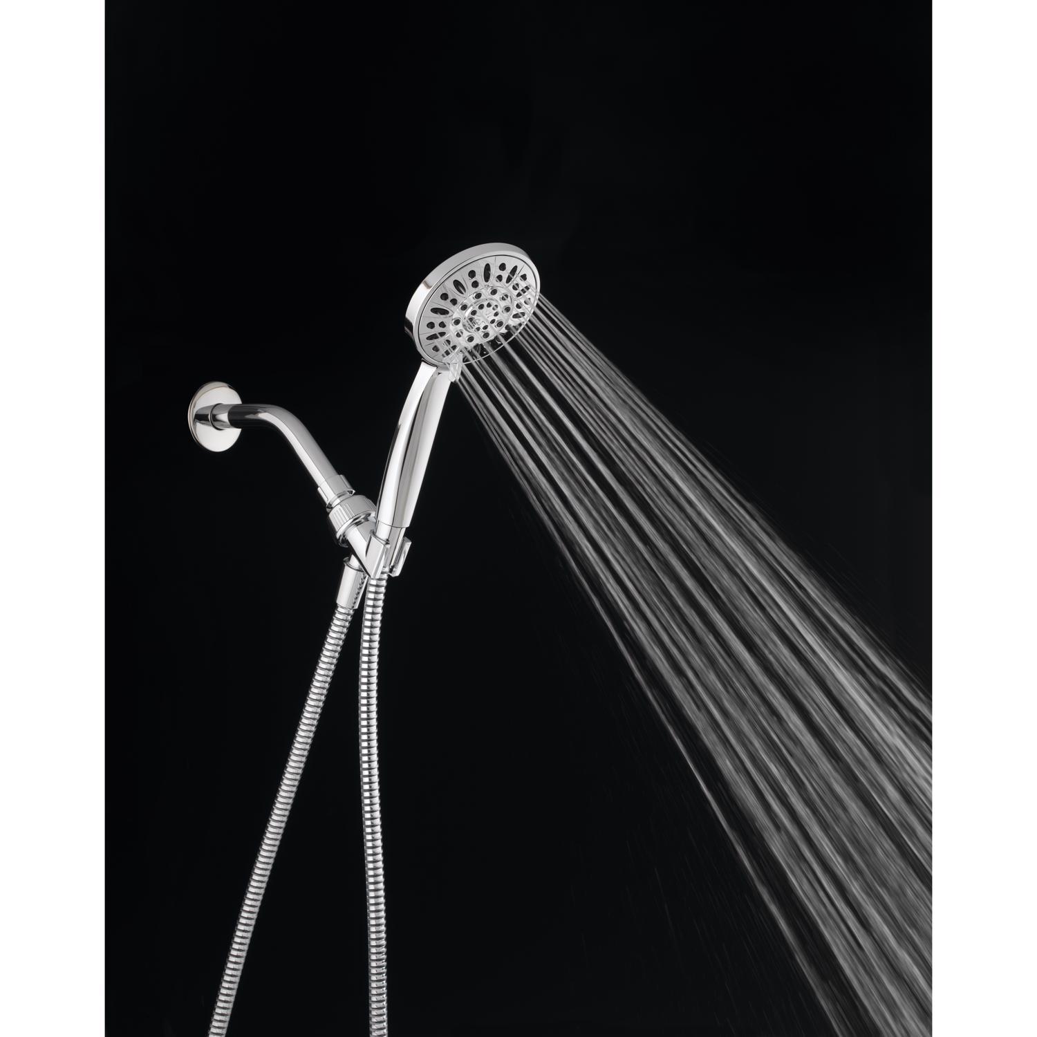 OakBrook Chrome PVC 3 settings Handheld Showerhead 1.8 gpm