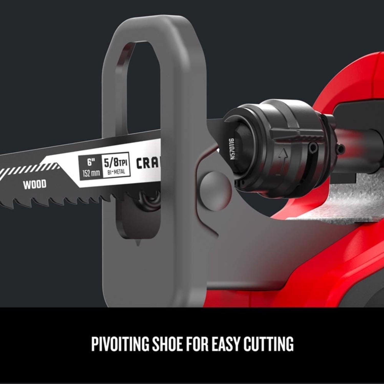 Craftsman V20 Cordless Brushed Reciprocating Saw Tool Only