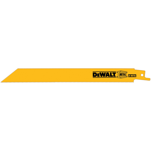8" 14 TPI Straight Back Bi-Metal Reciprocating Blade (25 pack)