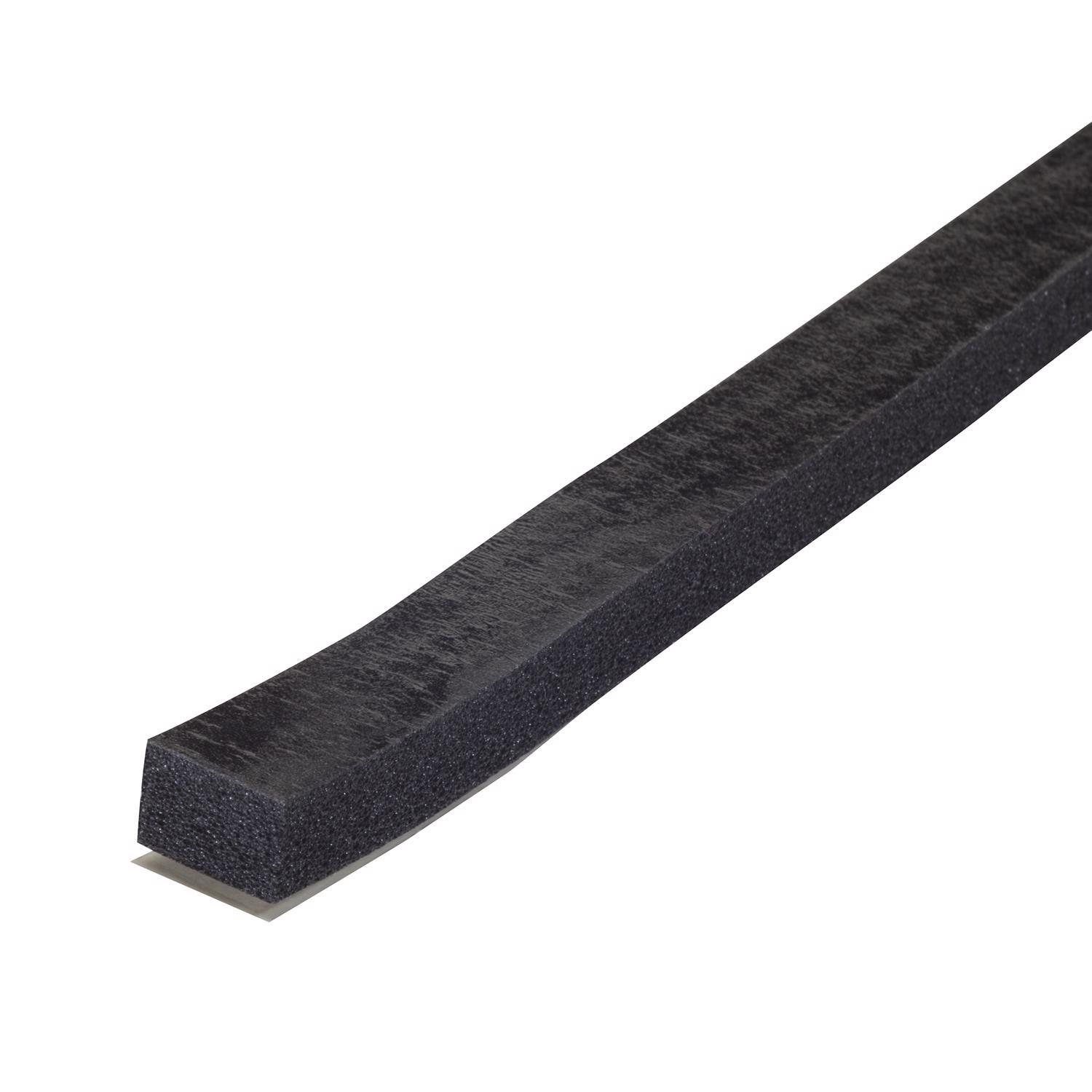 M-D Building Products Black Rubber Weather Stripping Tape For Doors and Windows 10 ft. L X 0.38 in.