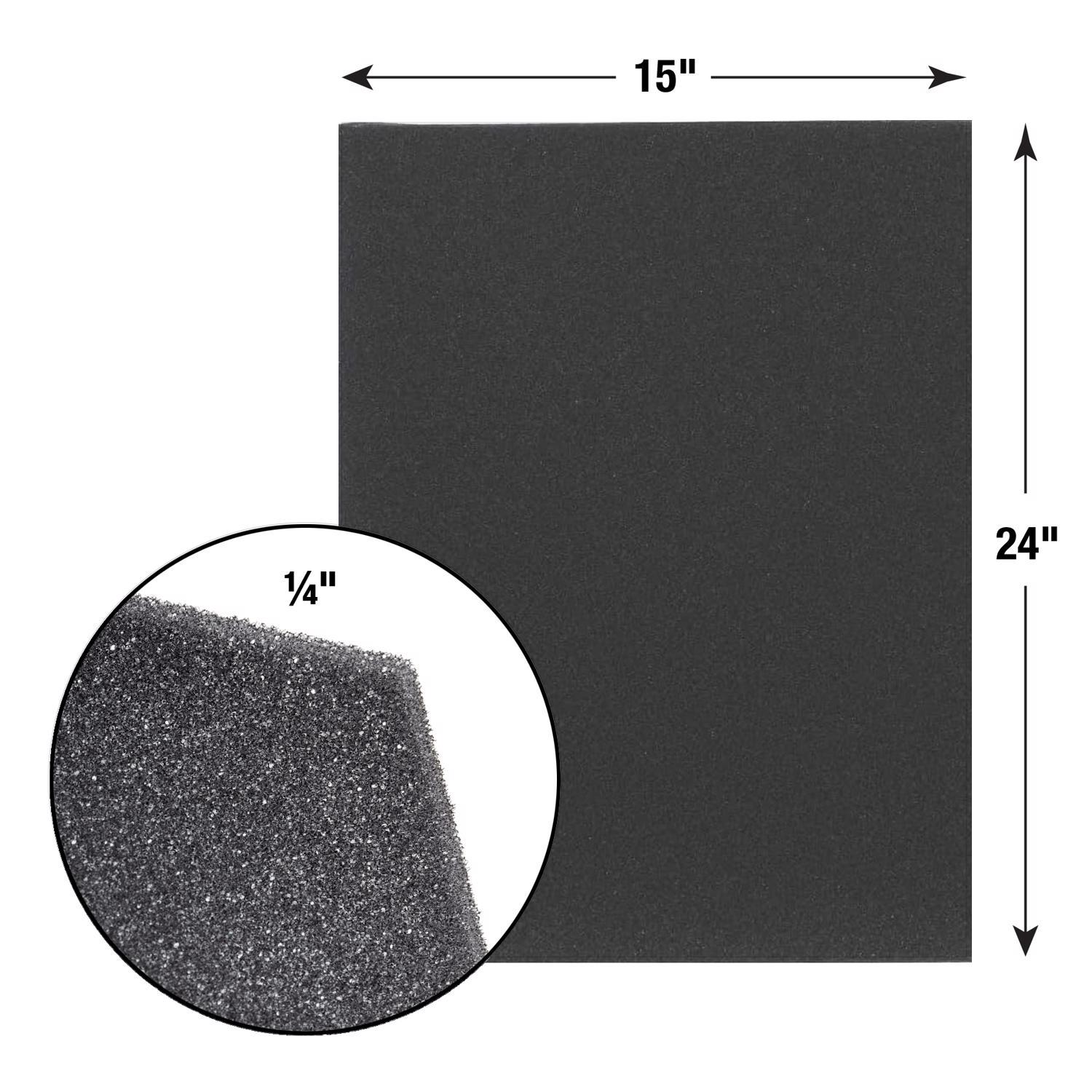 NaturalAire 15 in. W X 24 in. H X 1/4 in. Polyester 1 MERV Air Conditioner Filter 1 pk
