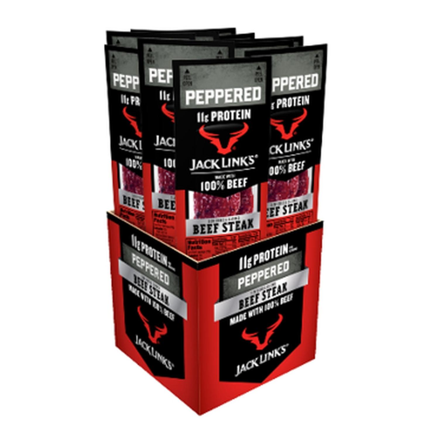 Jack Link's Peppered Beef Steak 1 oz Packet