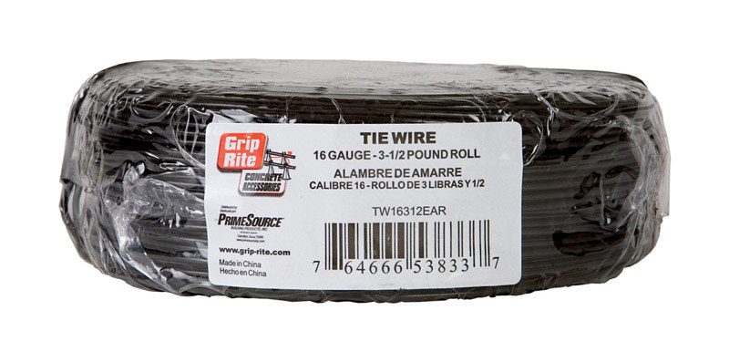 Grip-Rite Carbon Steel Tie Wire 16 Ga.