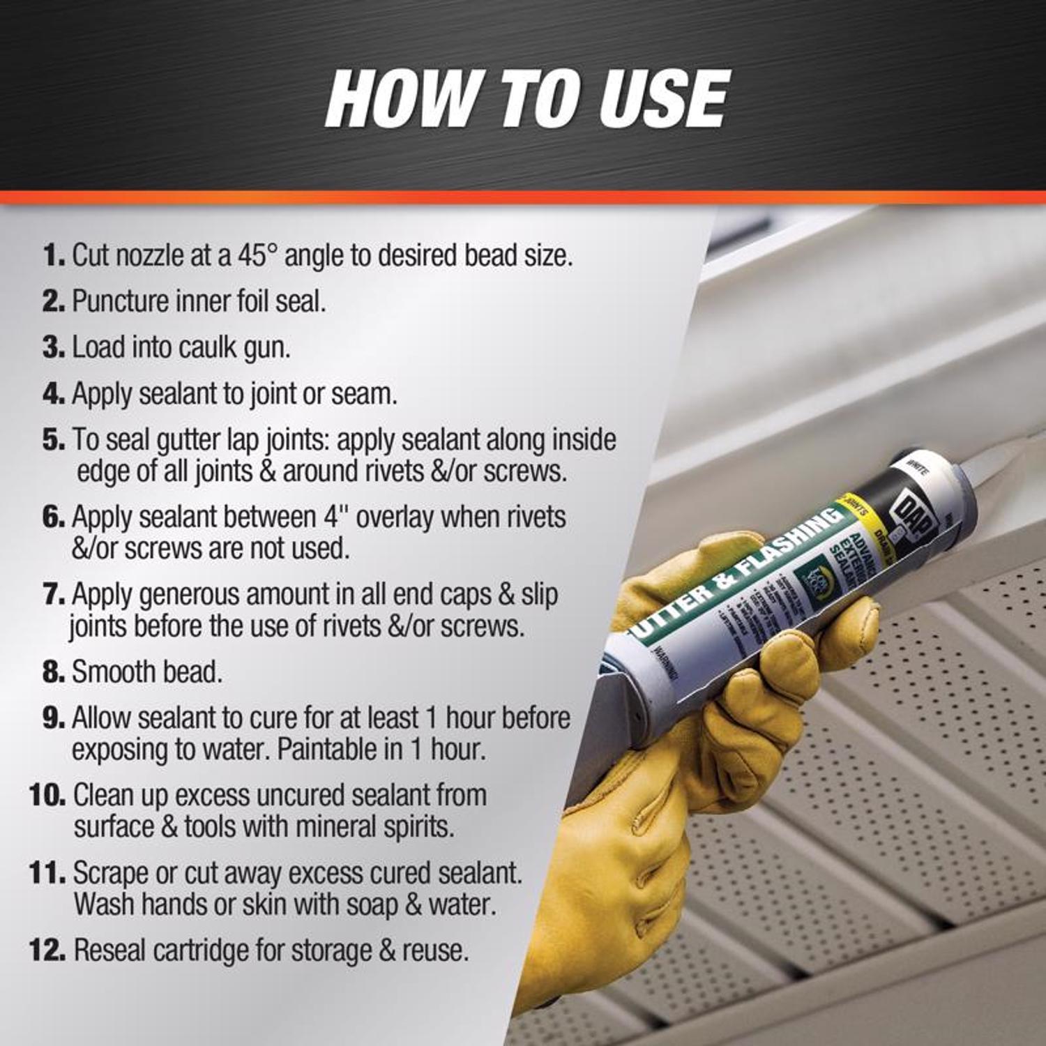 DAP Gray Polymer Sealant 10.1 oz