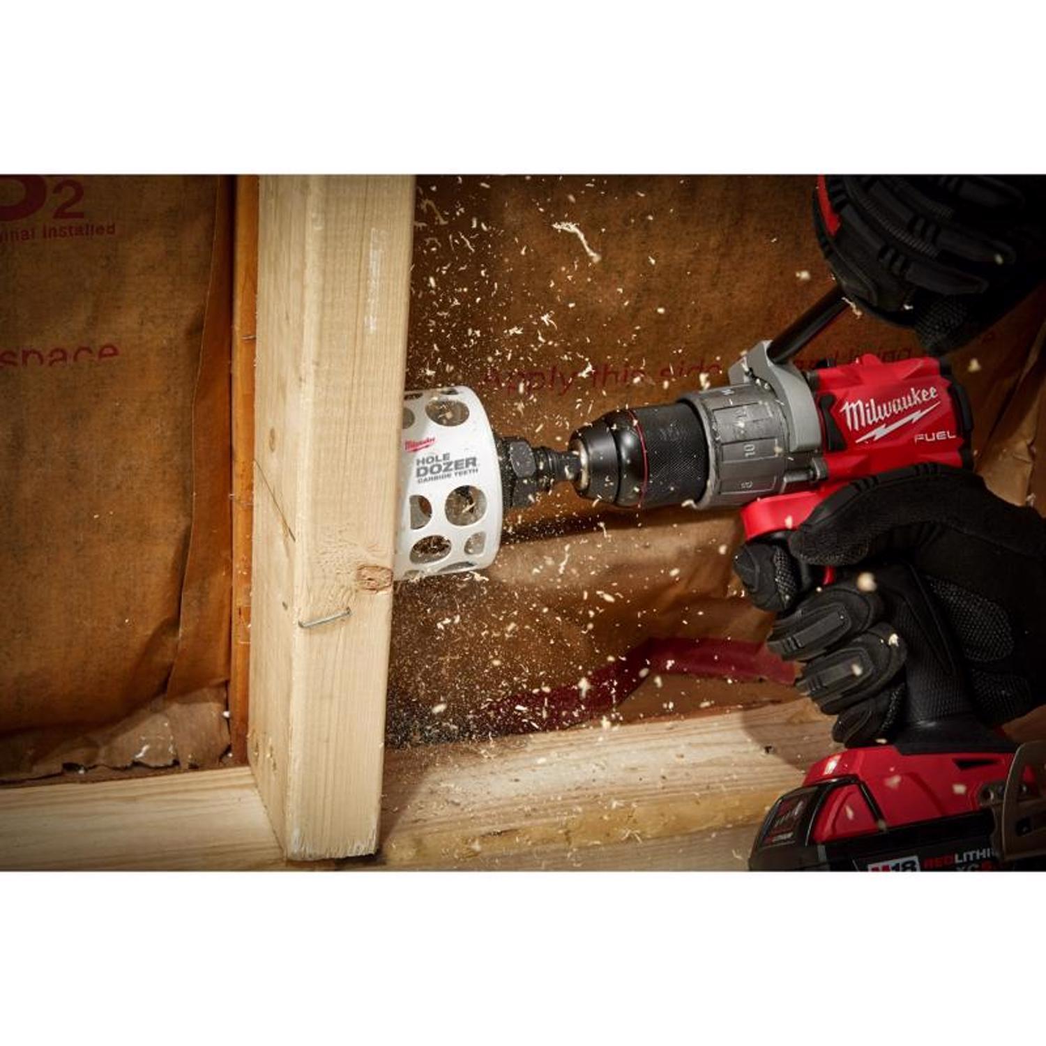 Milwaukee Hole Dozer 2 in. Carbide Tipped 1-7/8 in. L X 1/4 in. D Hole Saw