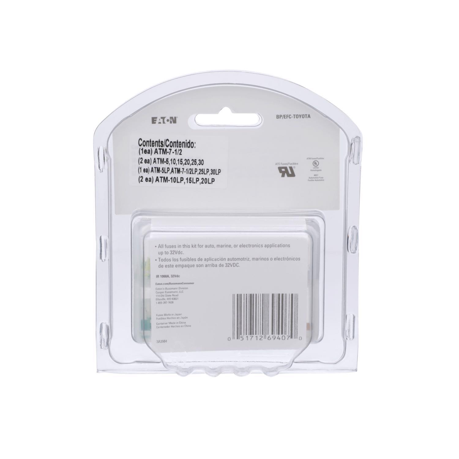 Bussmann ATM Assorted Emergency Fuse Kit 24 pk