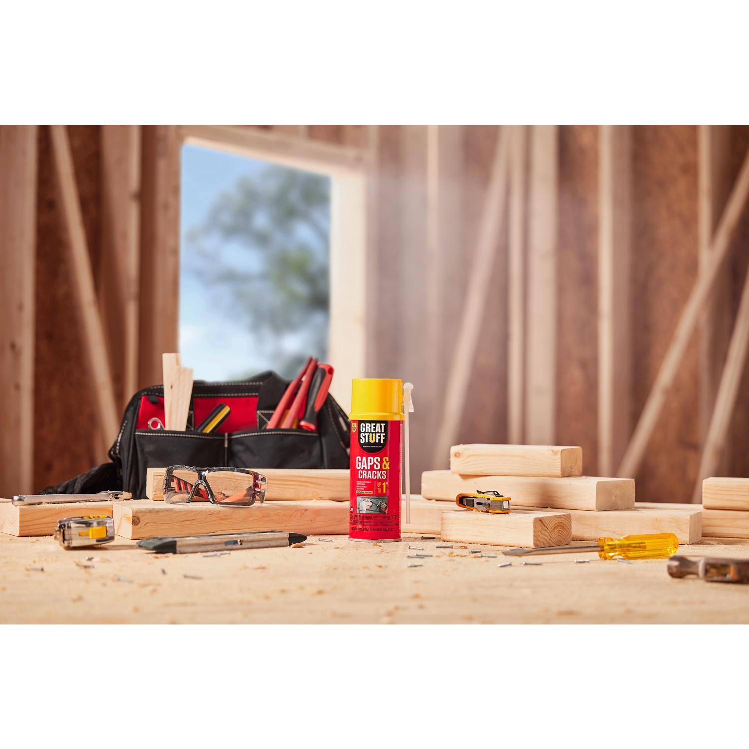 Great Stuff Gaps & Cracks Ivory Polyurethane Insulating Foam Sealant 12 oz