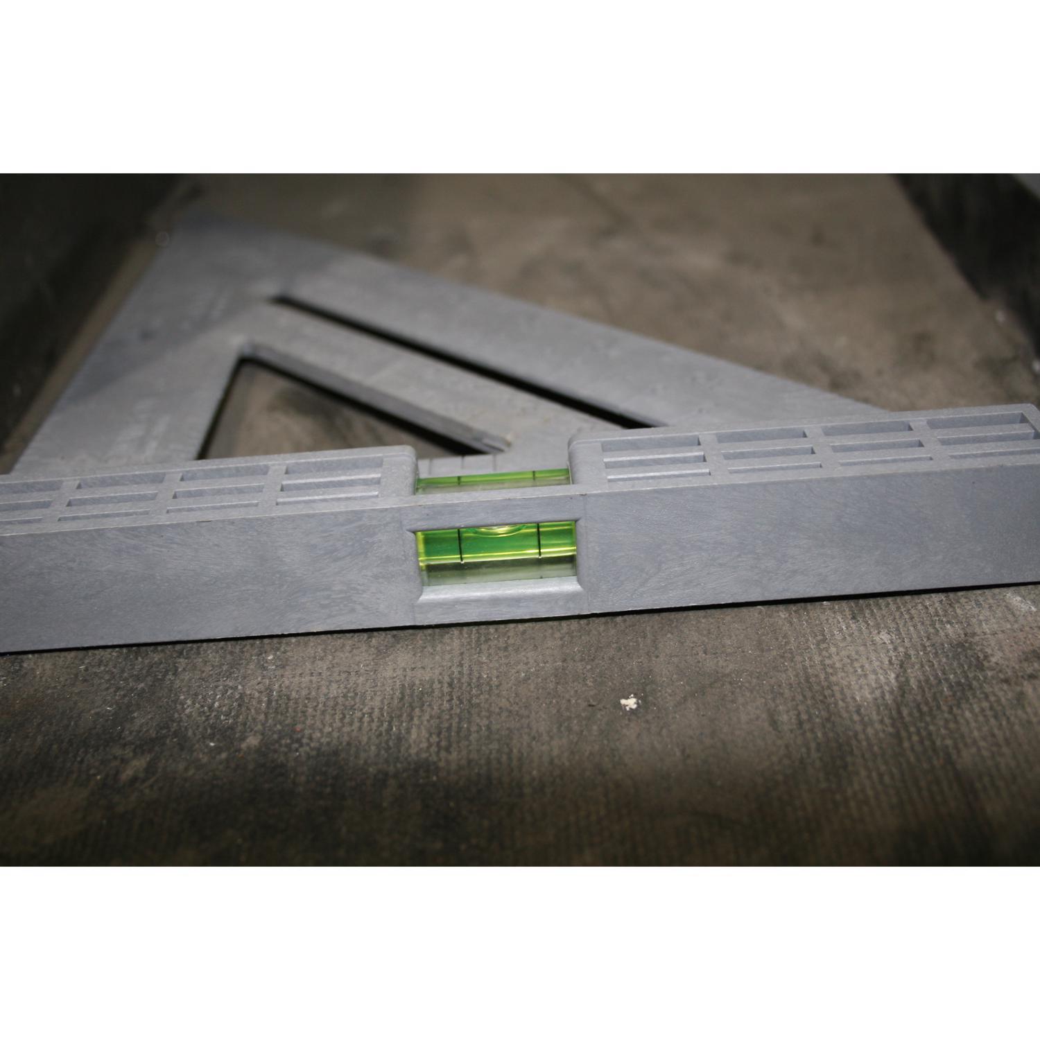 Swanson Speedlite 8.8 in. L X 1 in. H Plastic Speed Square