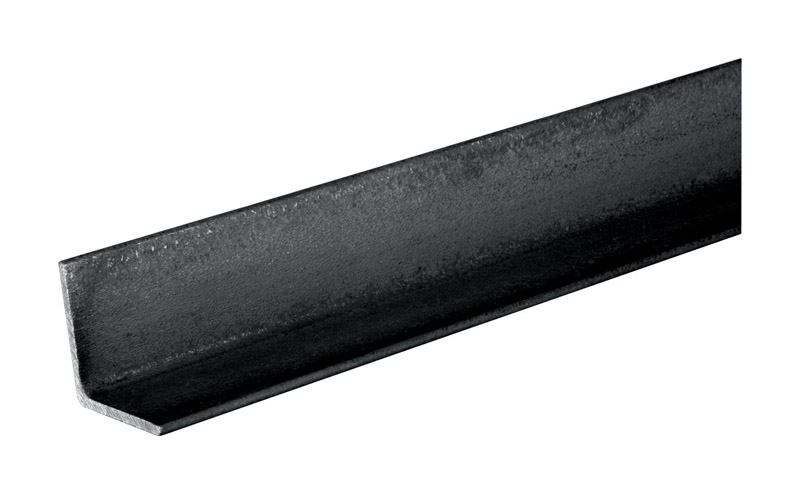 Boltmaster steel angle 1/8 in. x 1-1/4 in. x 48 in. Carbon Steel Black