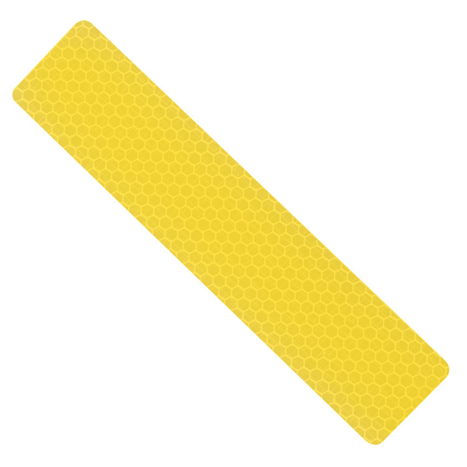 HILLMAN 1.3 in. W X 6 in. L Yellow Reflective Safety Tape 1 pk