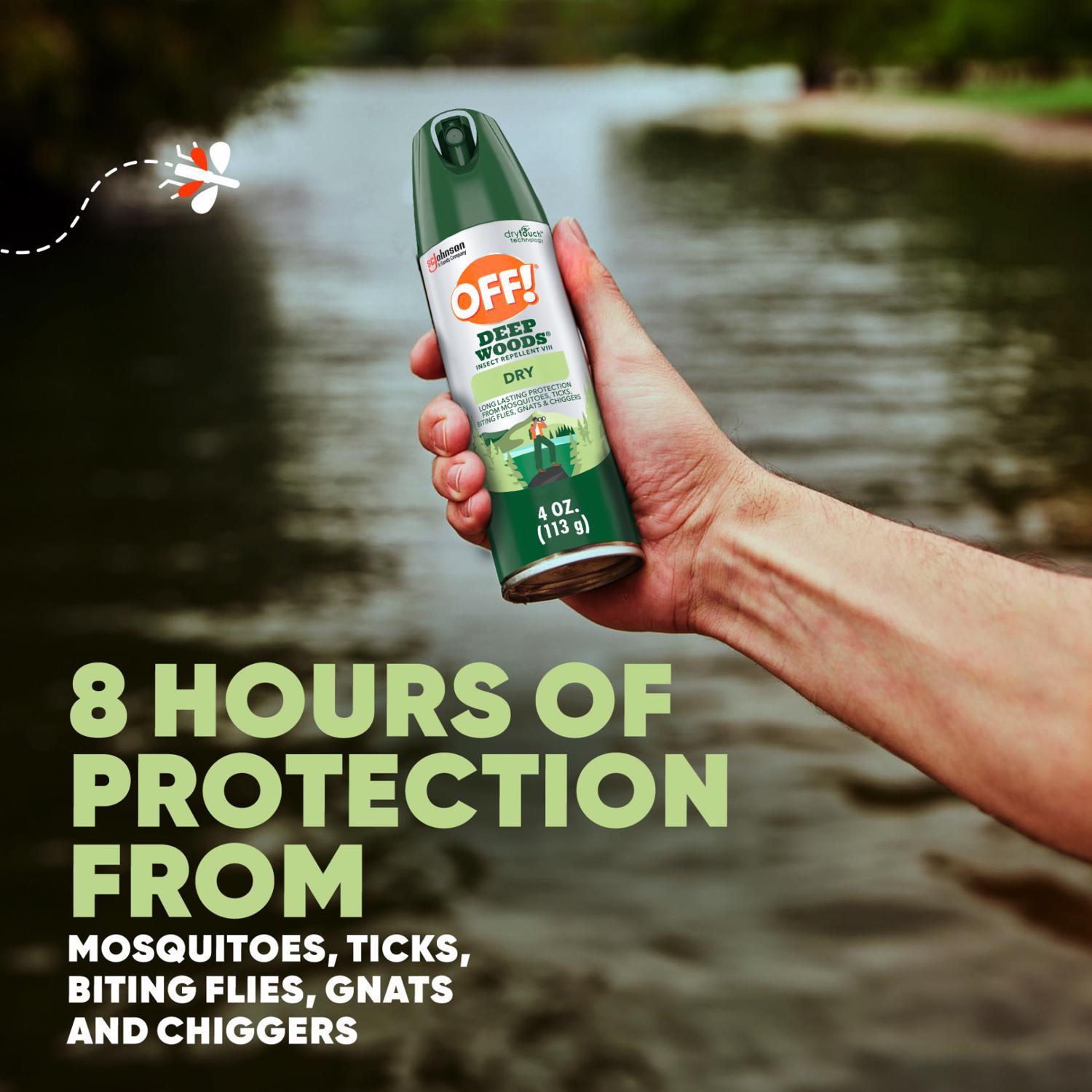 OFF! Deep Woods Insect Repellent Liquid For Flies 4 oz