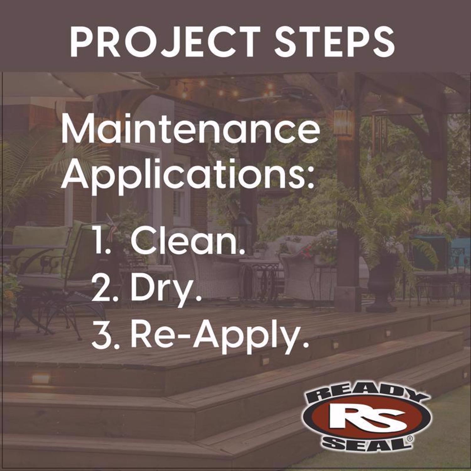 Ready Seal Goof Proof Semi-Transparent Flat Dark Walnut Oil-Based Penetrating Wood Stain/Sealer 1 ga