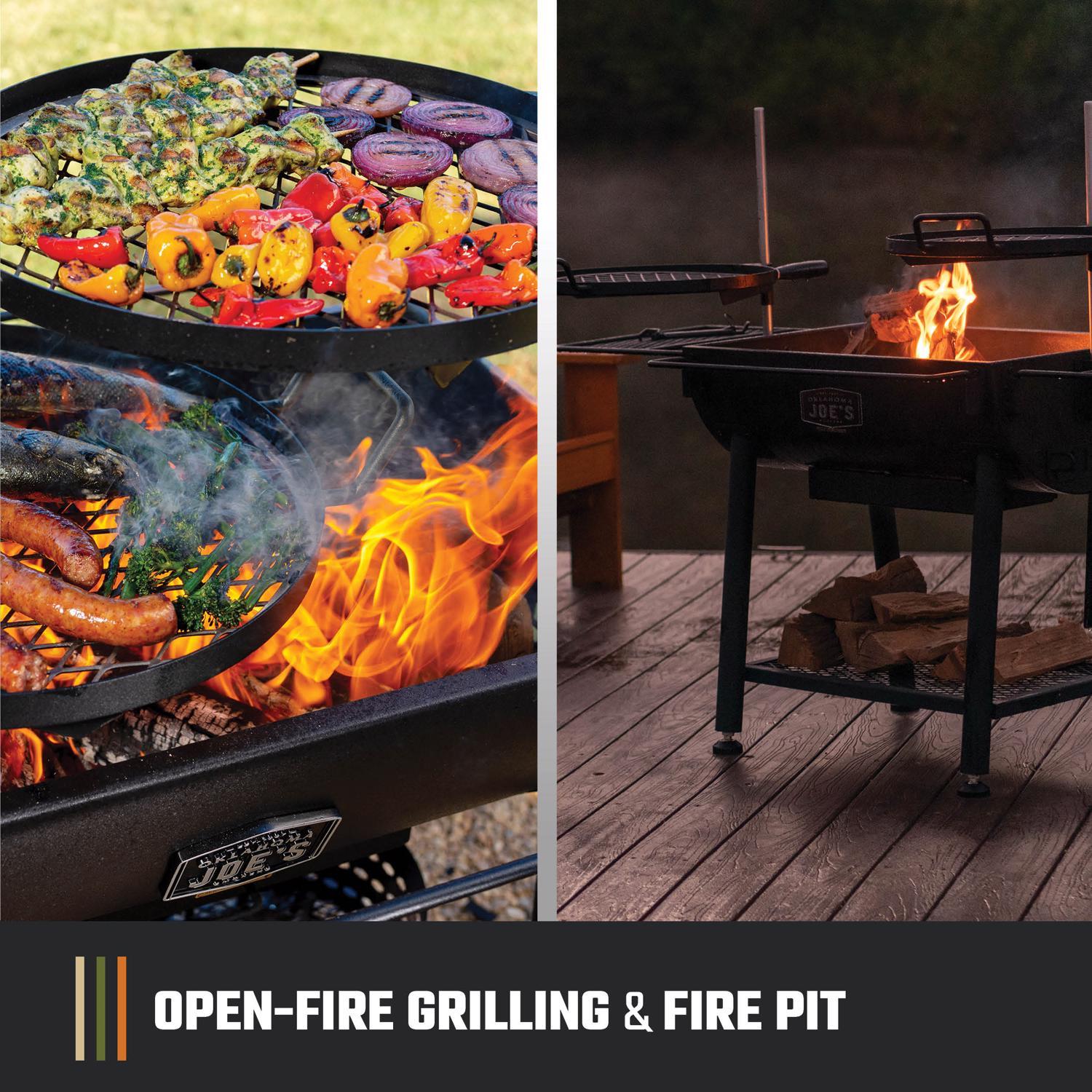 Oklahoma Joe's 19 in. Firecraft Charcoal Grill Black